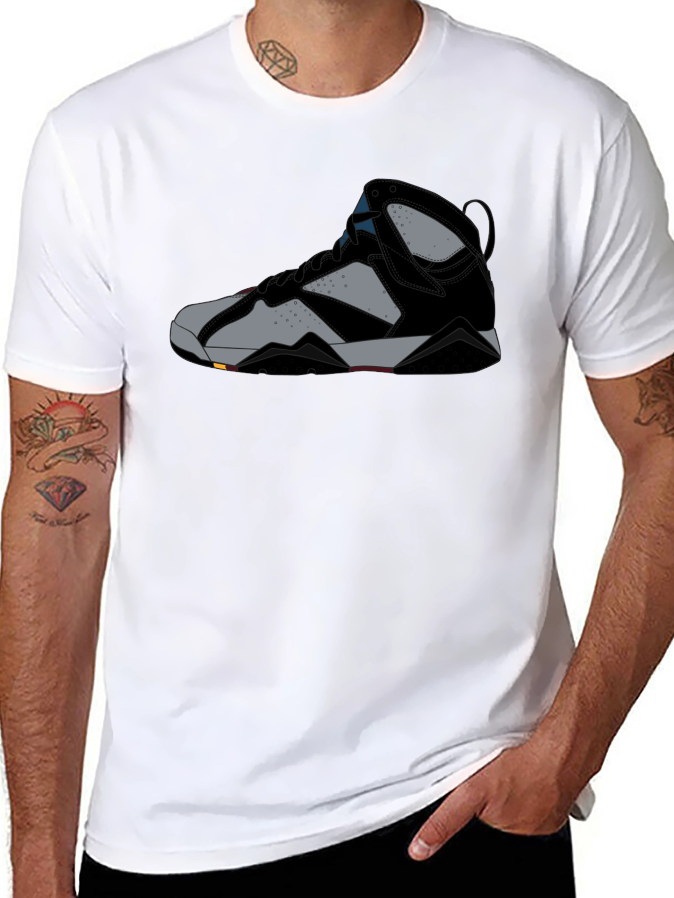 Sneaker T-Shirt - Air Jordan 7 Design