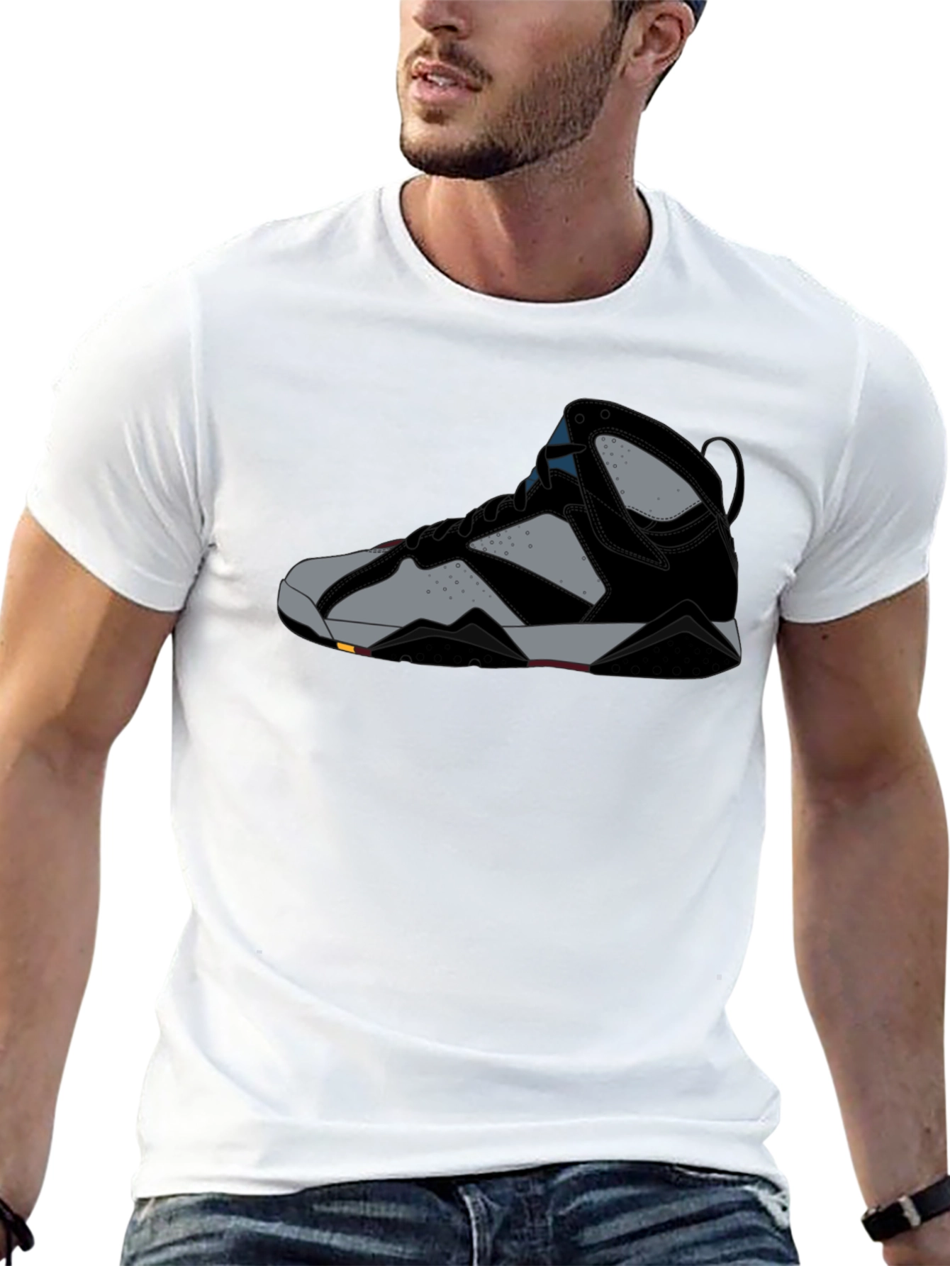 Sneaker T-Shirt - Air Jordan 7 Design