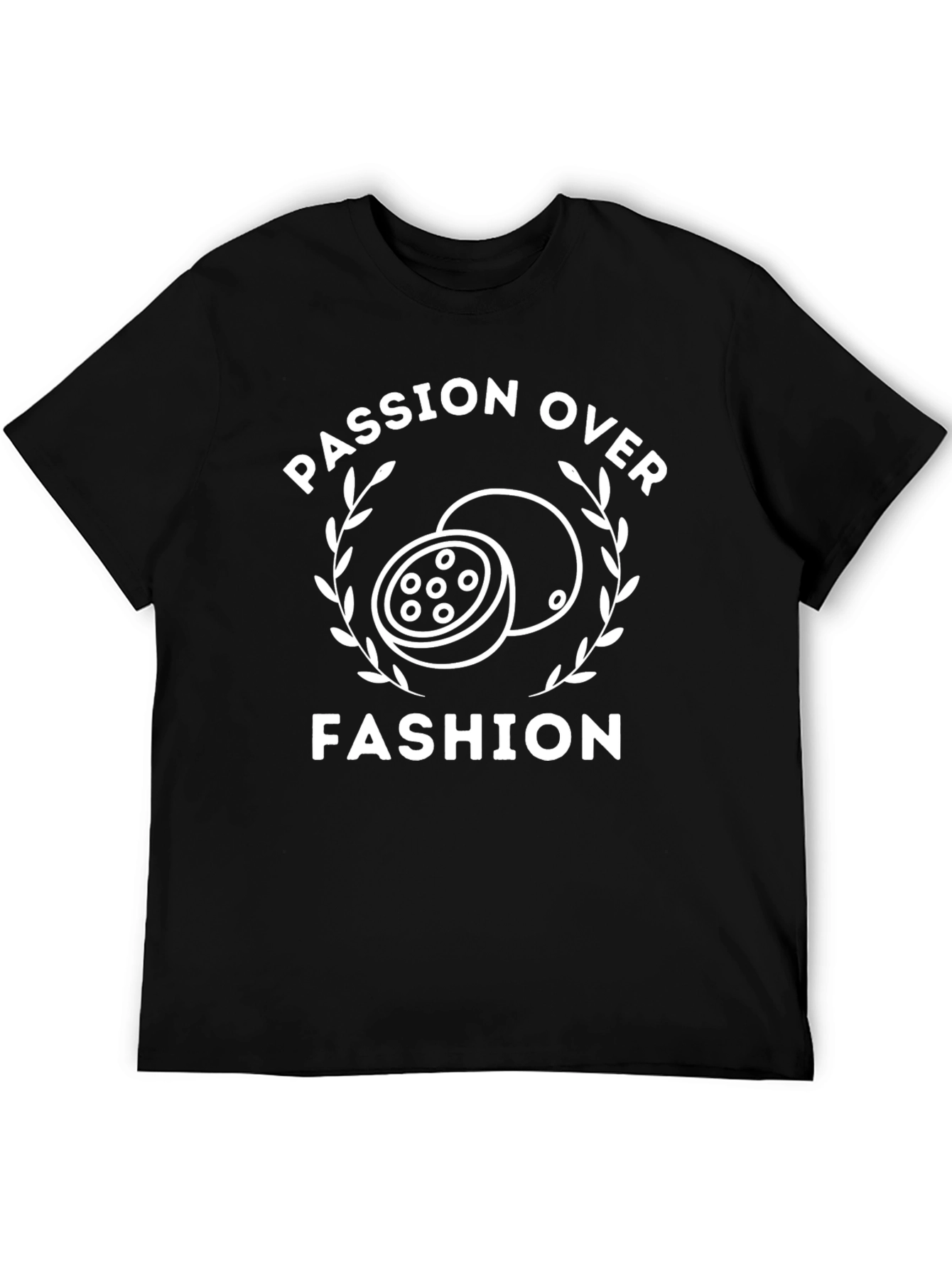 Passion Over Fashion Black T-Shirt