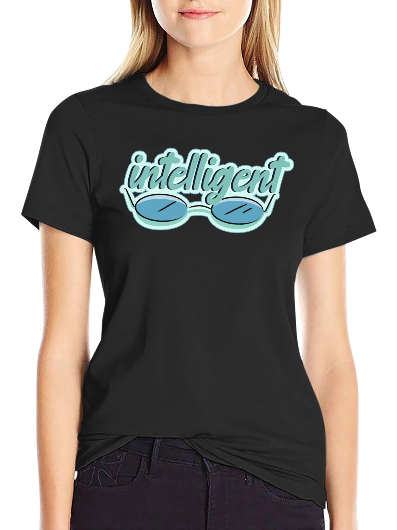 Intelligent Glasses Tee - Stylish & Clever Design