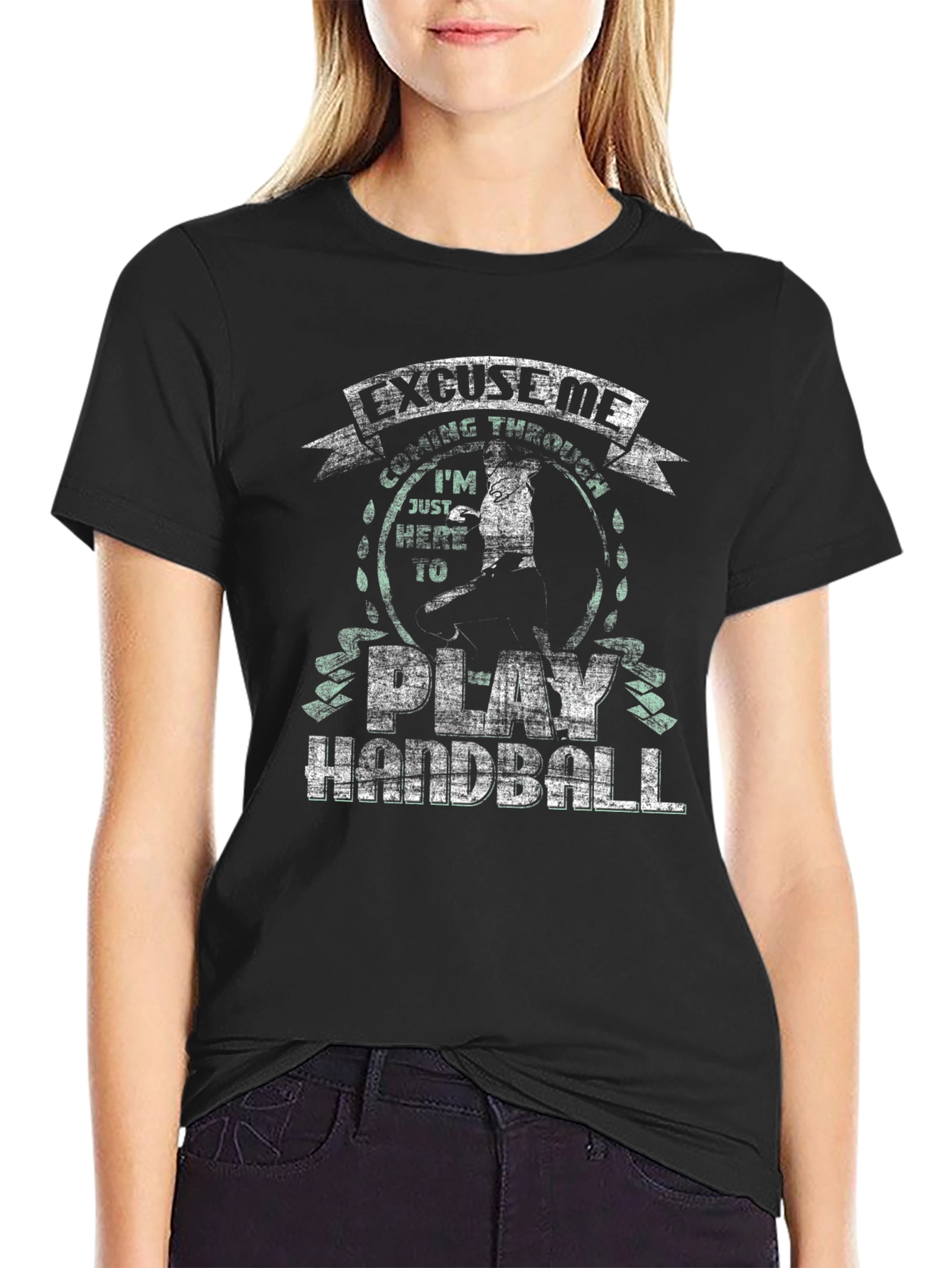Handball T-Shirt - Excuse Me Playing Through