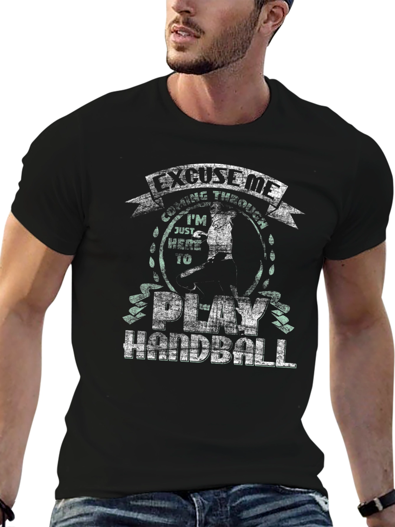Handball T-Shirt - Excuse Me Playing Through