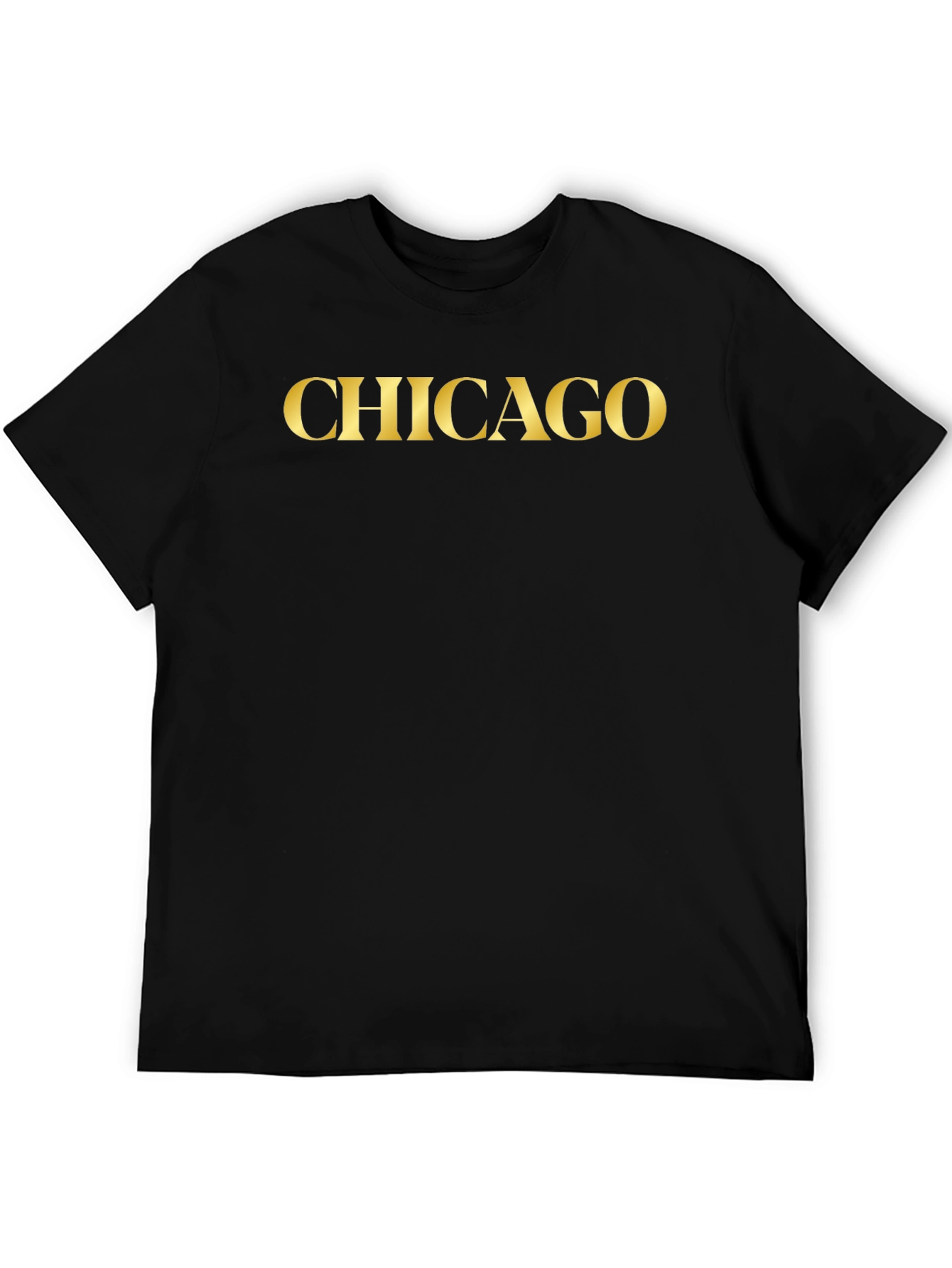 Chicago Gold Graphic Tee - Classic Black