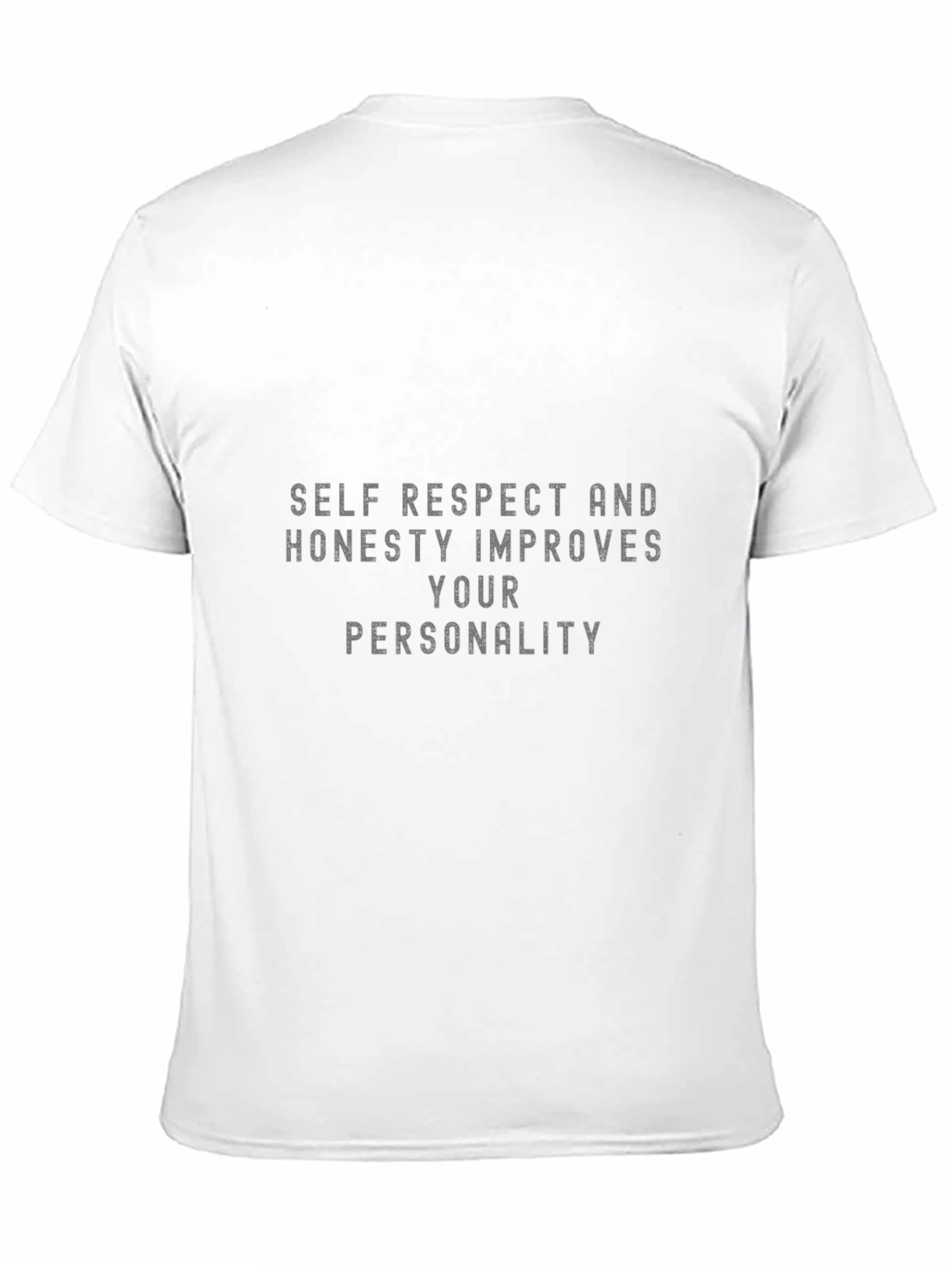 Respect & Honesty Black T-Shirt - Improves Personality!