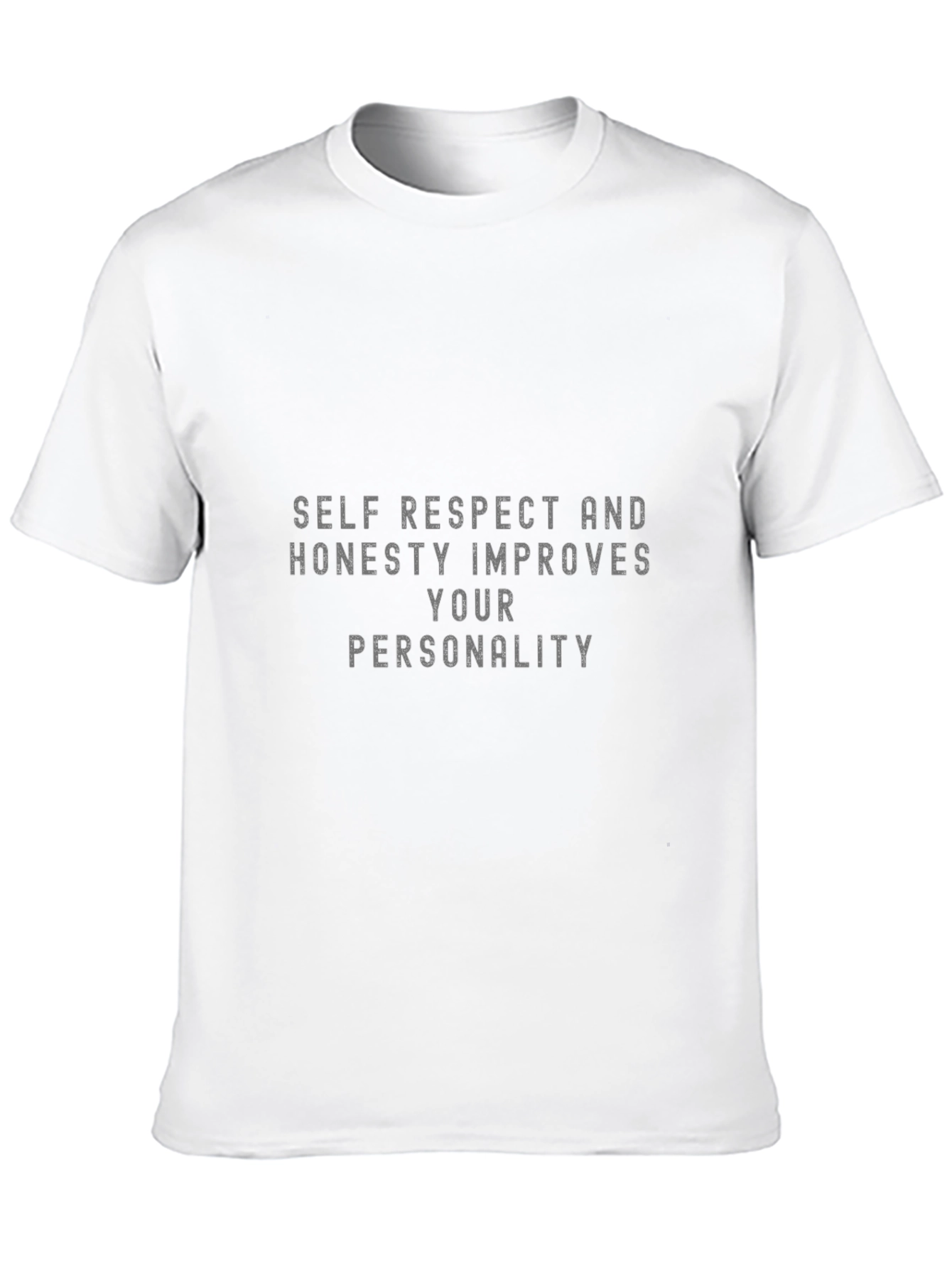 Respect & Honesty Black T-Shirt - Improves Personality!