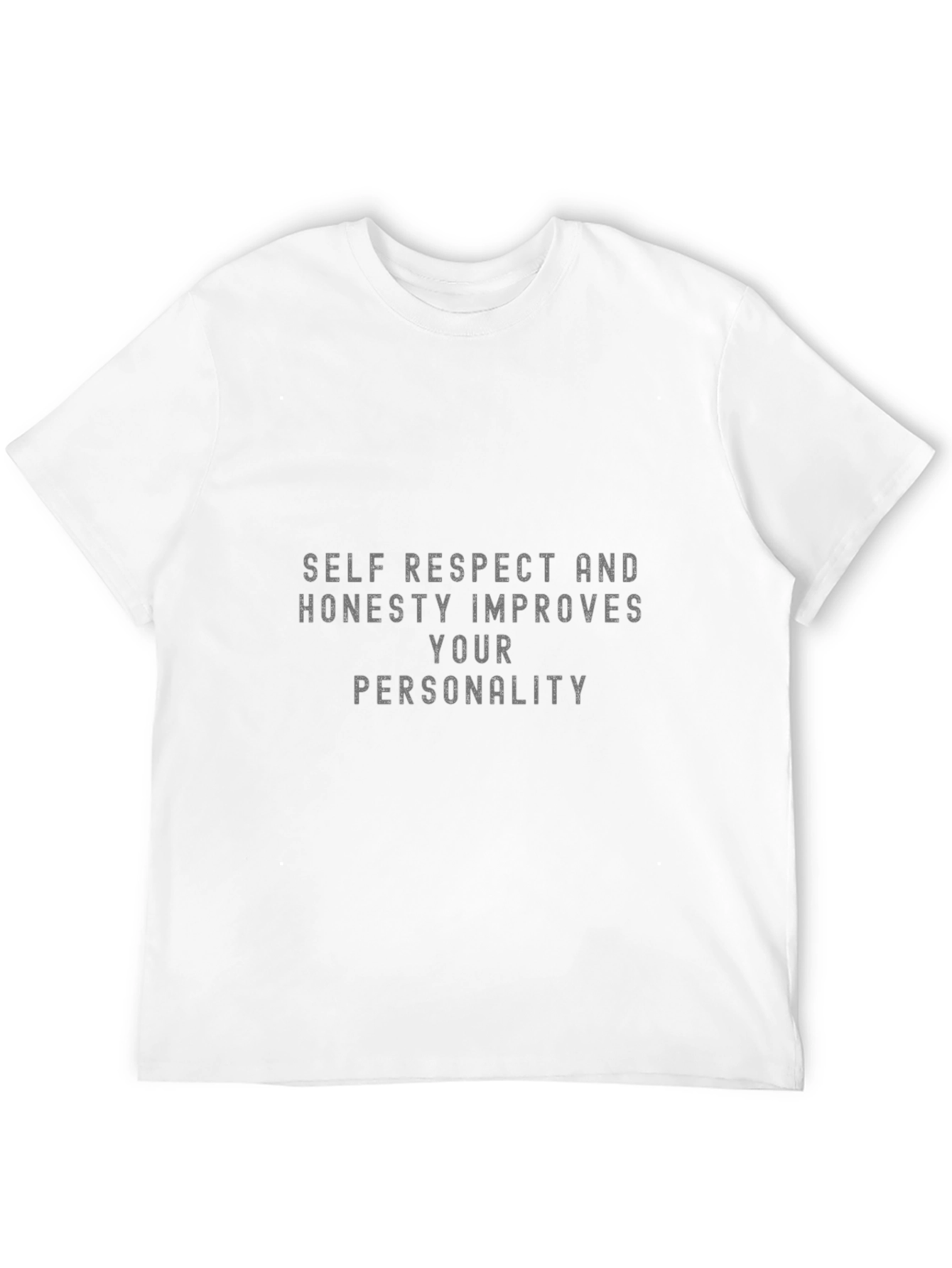 Respect & Honesty Black T-Shirt - Improves Personality!