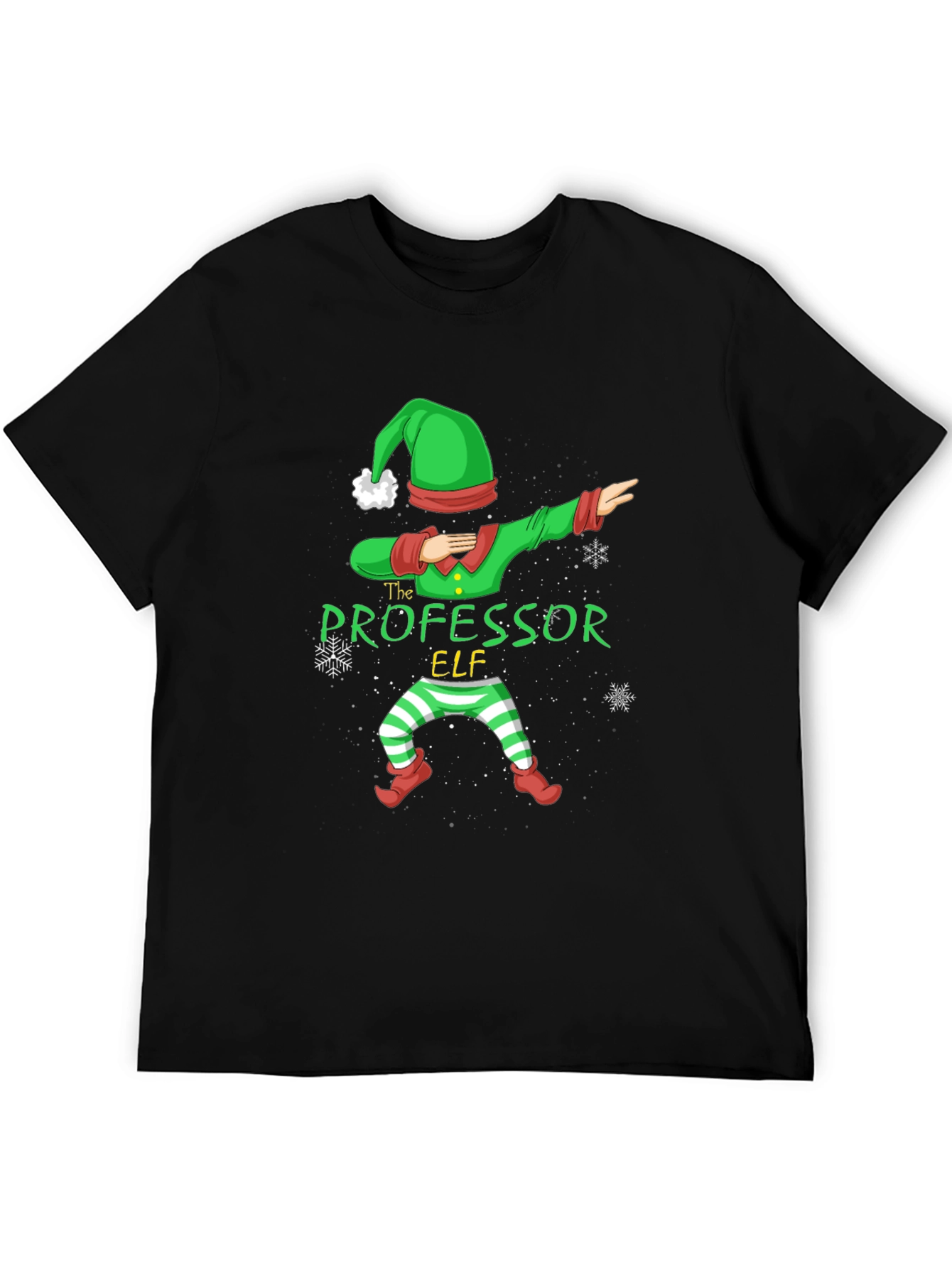 Professor Elf Dabbing T-Shirt - Christmas Holiday Tee