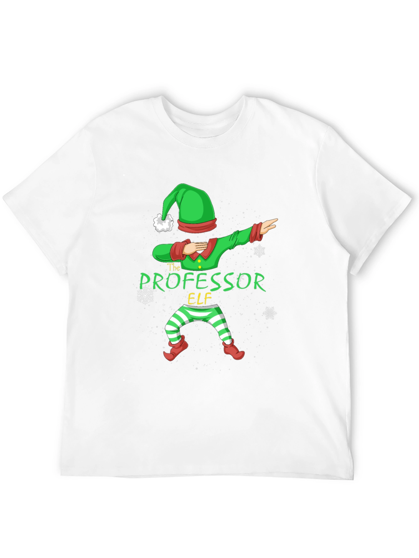 Professor Elf Dabbing T-Shirt - Christmas Holiday Tee