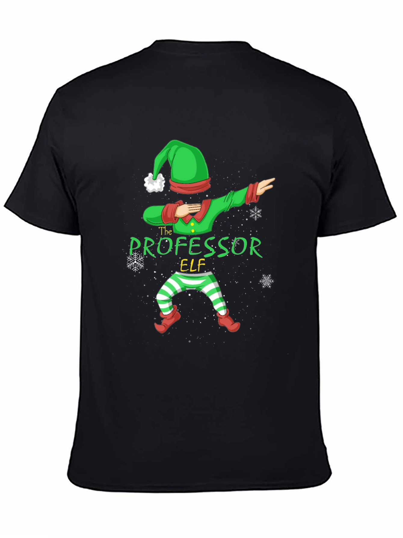 Professor Elf Dabbing T-Shirt - Christmas Holiday Tee