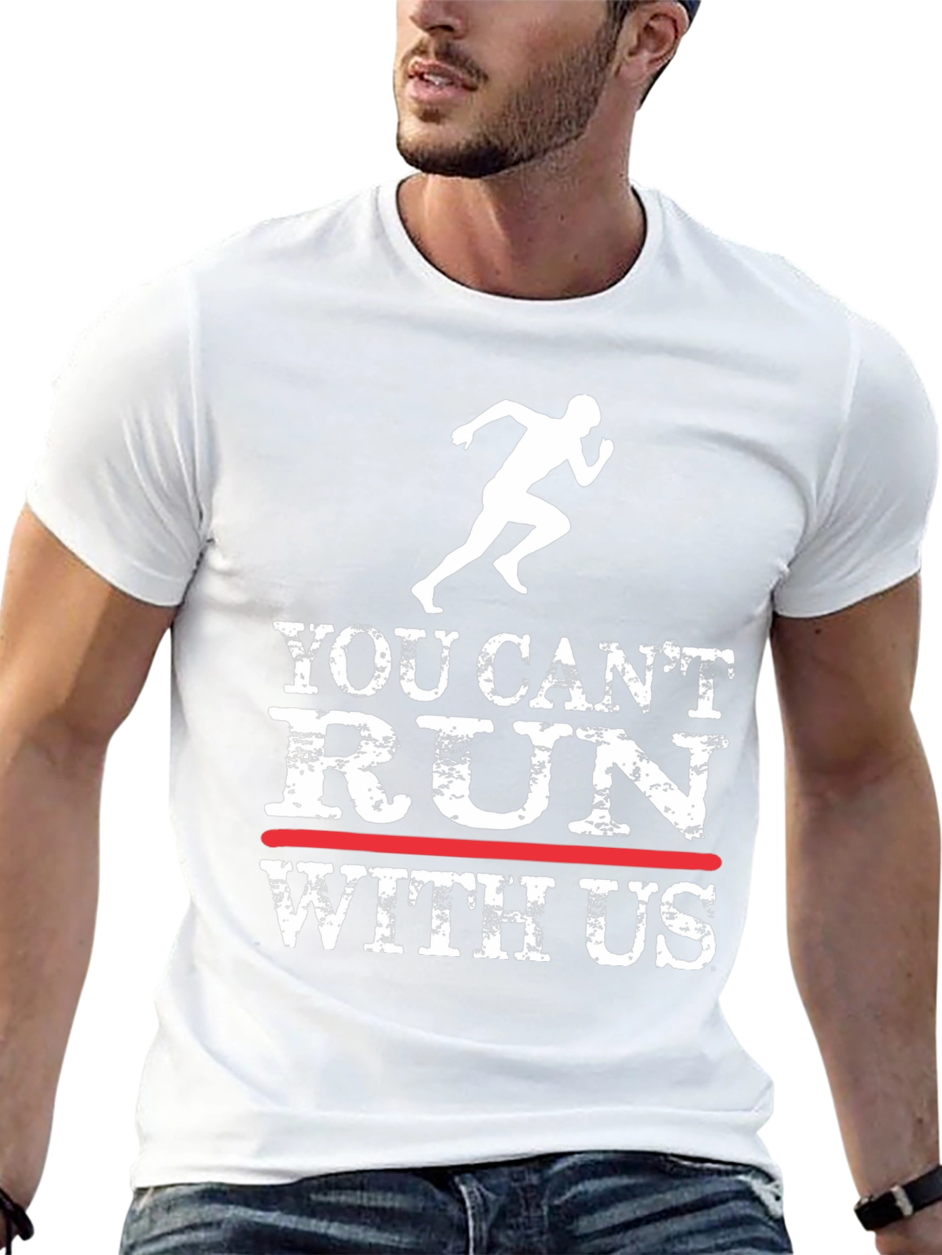 You Cant Run With Us Graphic Tee