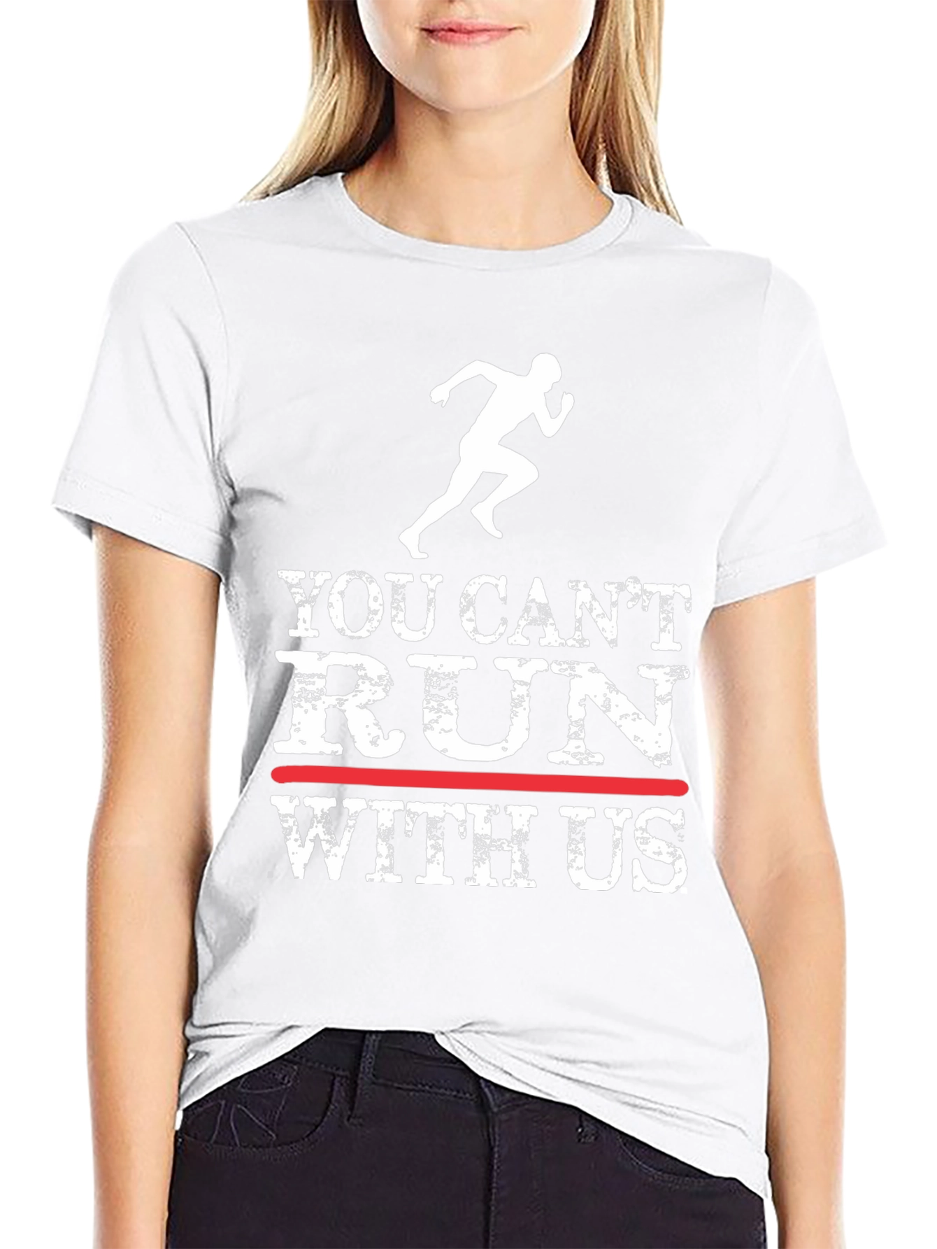 You Cant Run With Us Graphic Tee