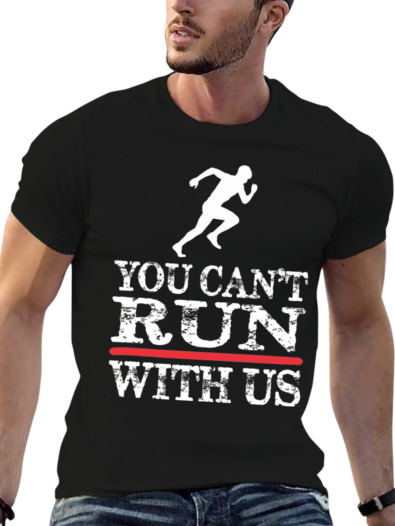 You Cant Run With Us Graphic Tee