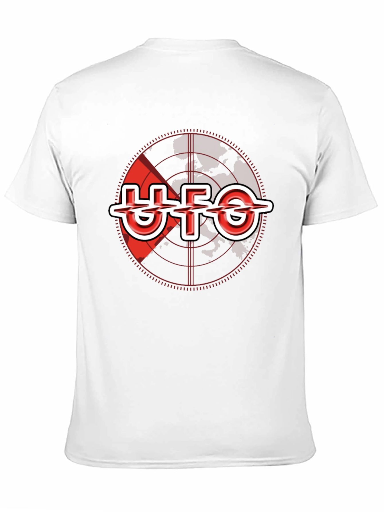 UFO Band Target Graphic Black T-Shirt