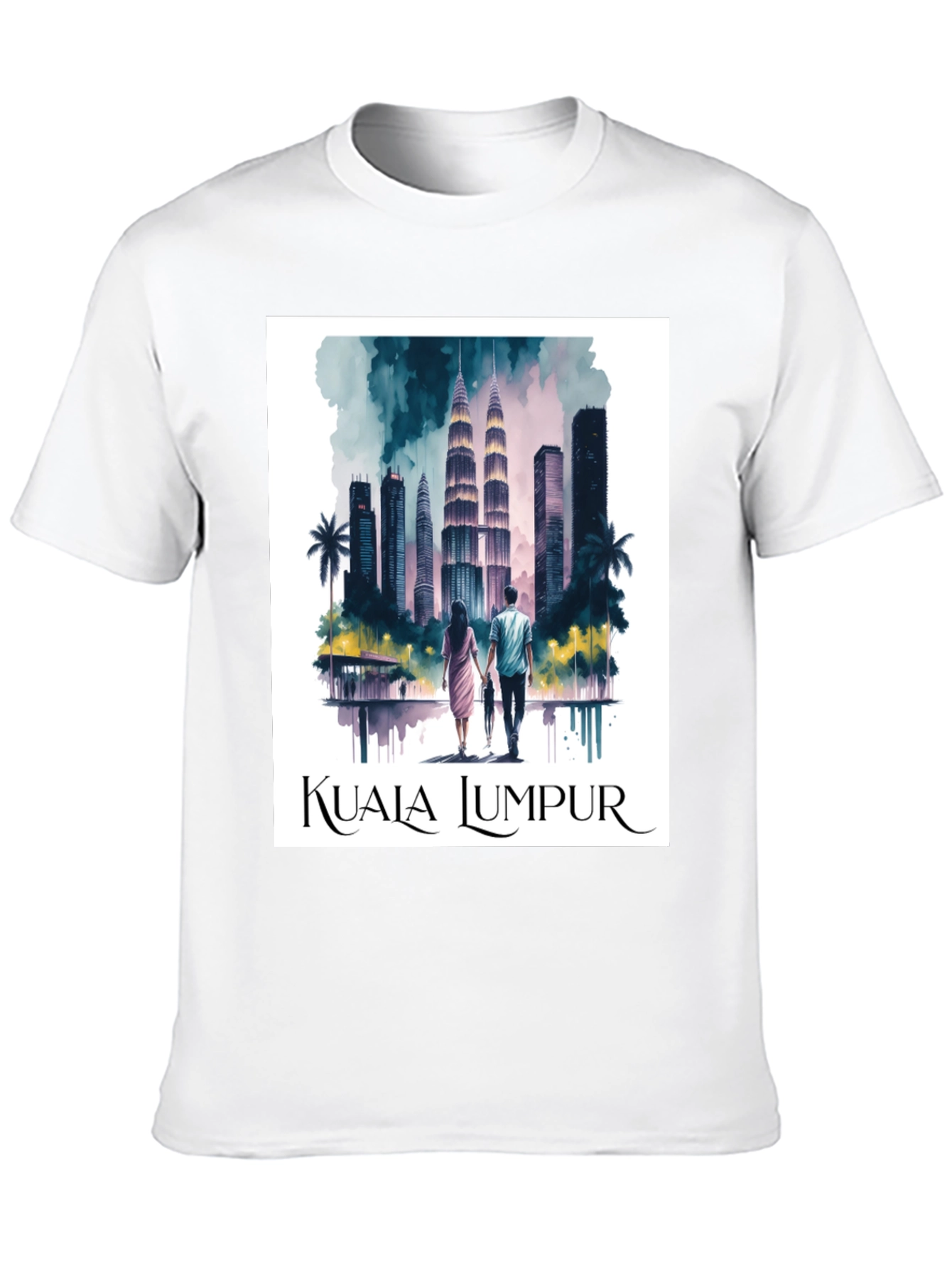 Kuala Lumpur T-Shirt - City Skyline Graphic Tee