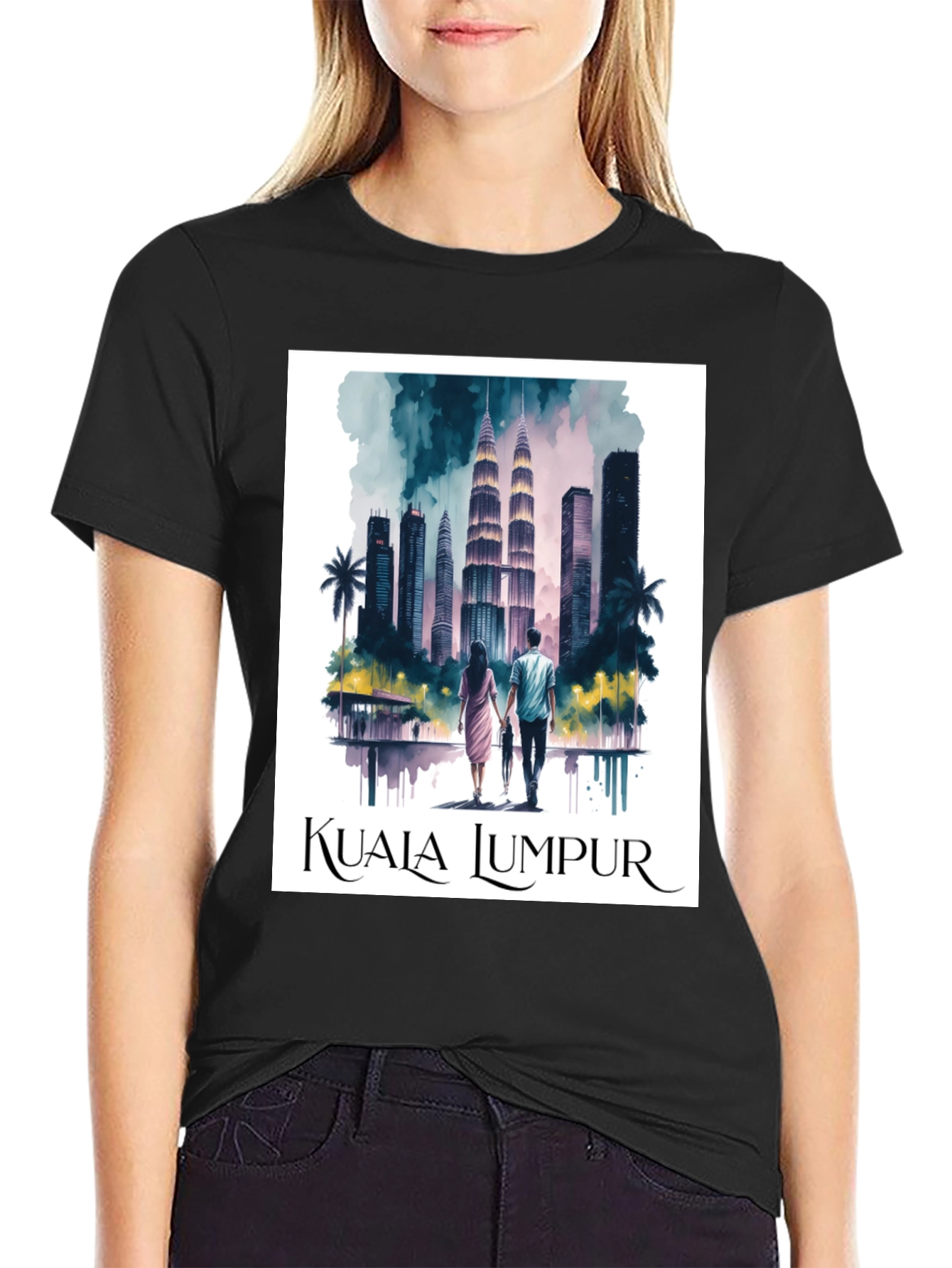 Kuala Lumpur T-Shirt - City Skyline Graphic Tee