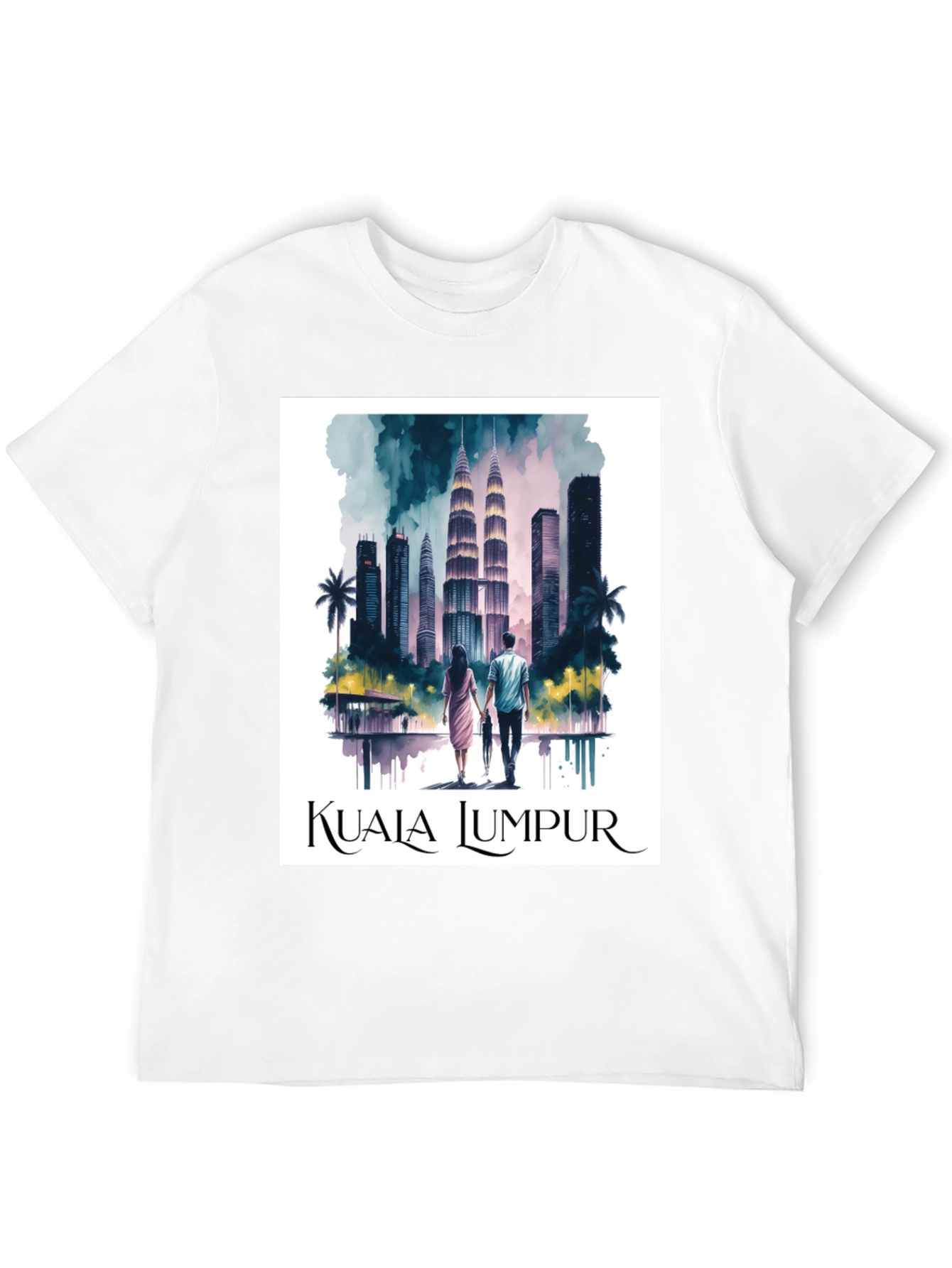 Kuala Lumpur T-Shirt - City Skyline Graphic Tee