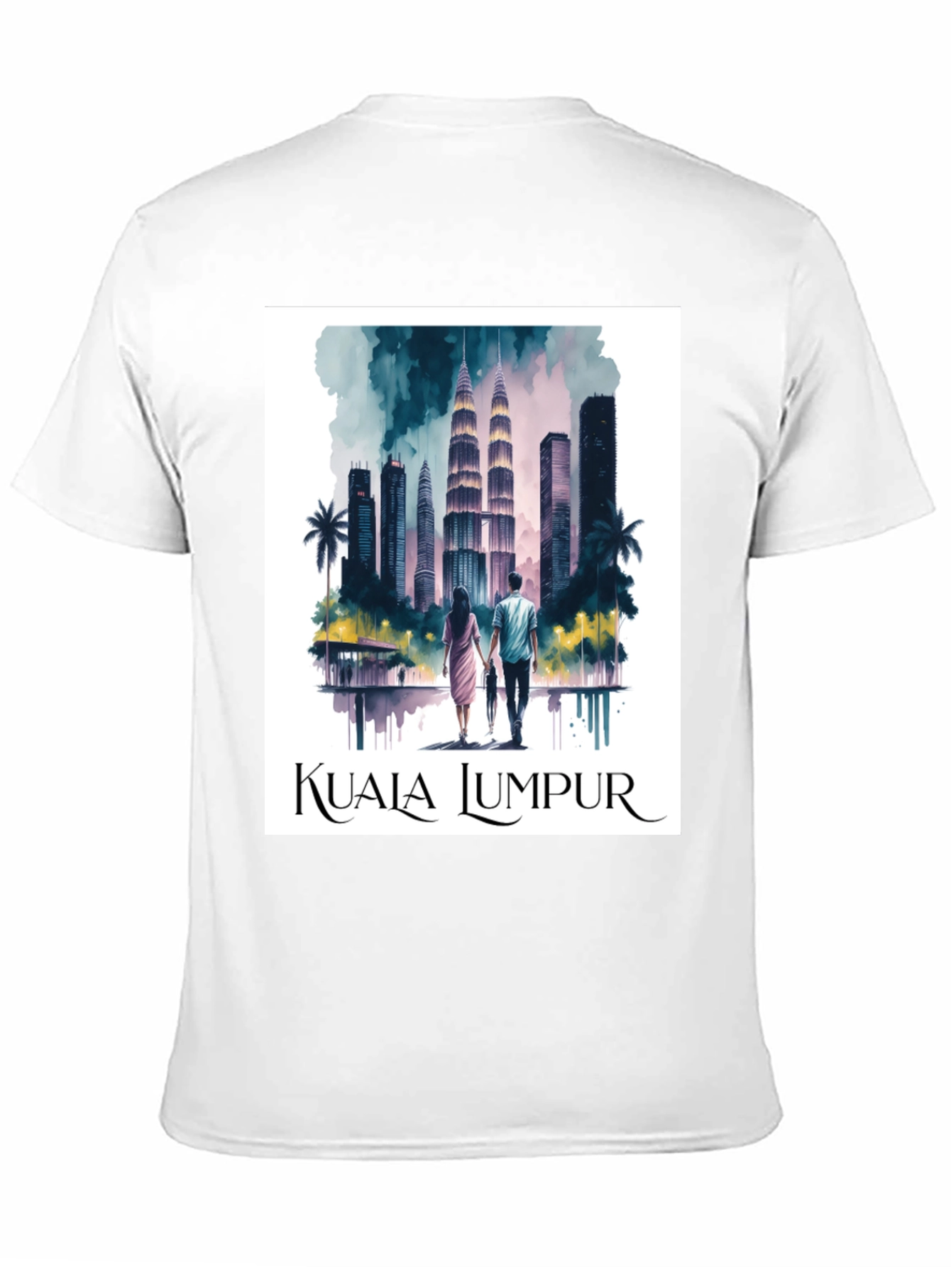 Kuala Lumpur T-Shirt - City Skyline Graphic Tee