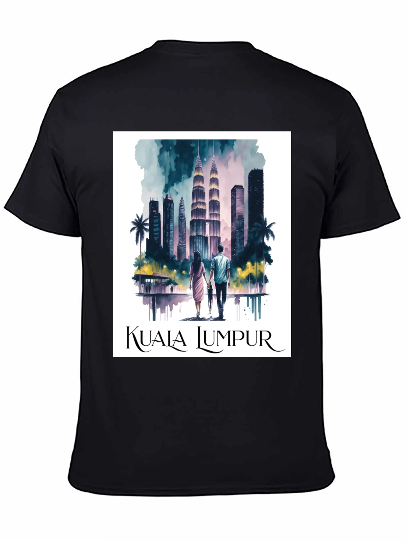 Kuala Lumpur T-Shirt - City Skyline Graphic Tee