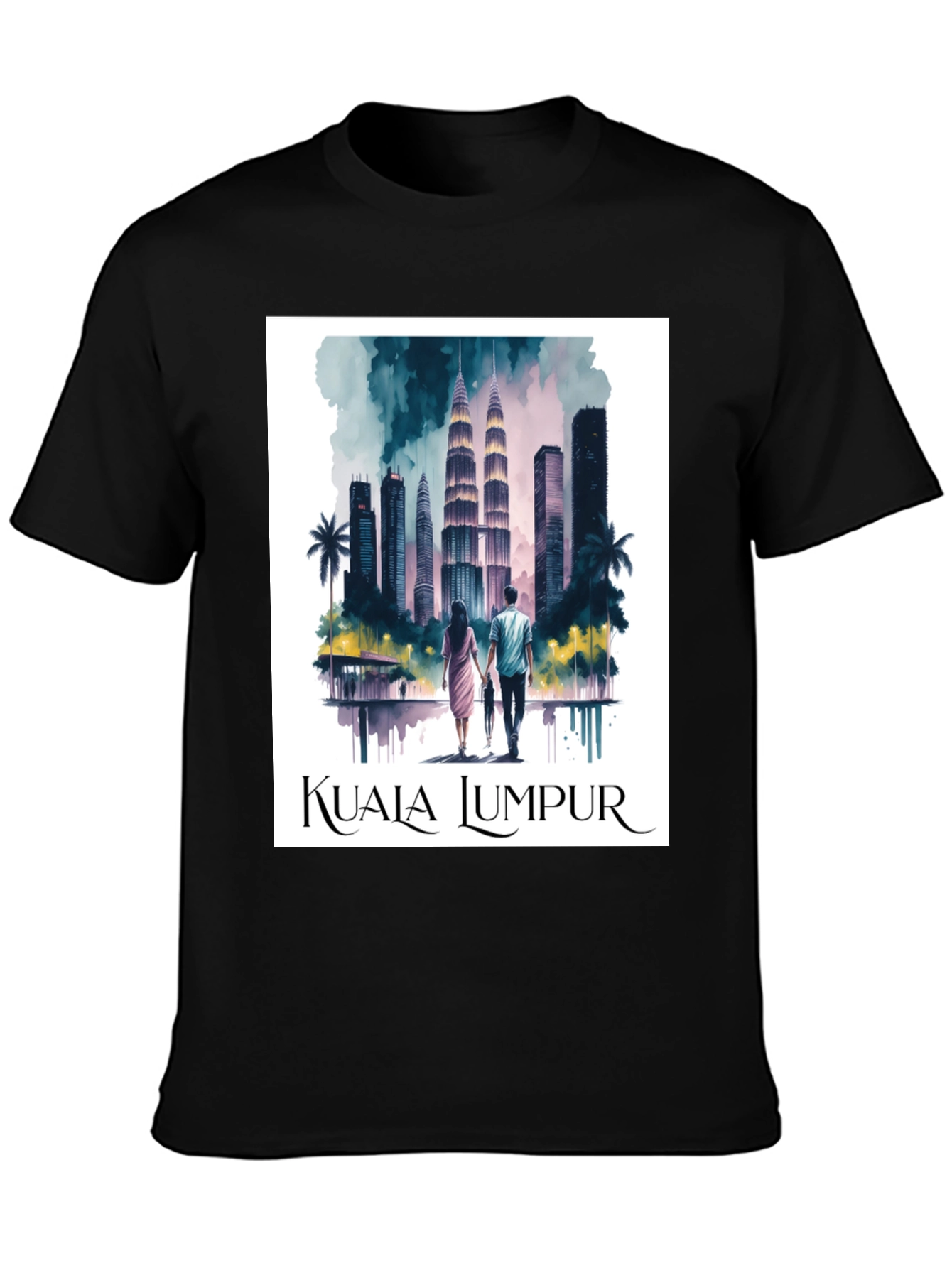Kuala Lumpur T-Shirt - City Skyline Graphic Tee