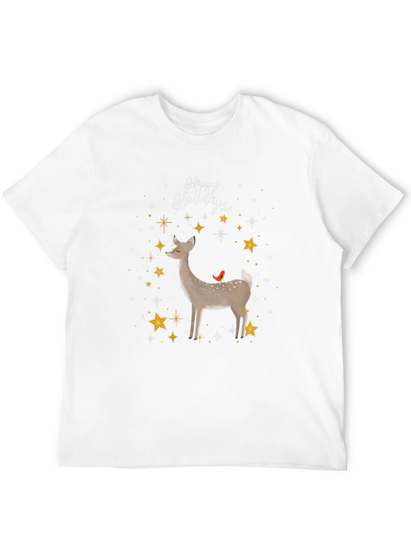 Festive Deer Holiday T-Shirt