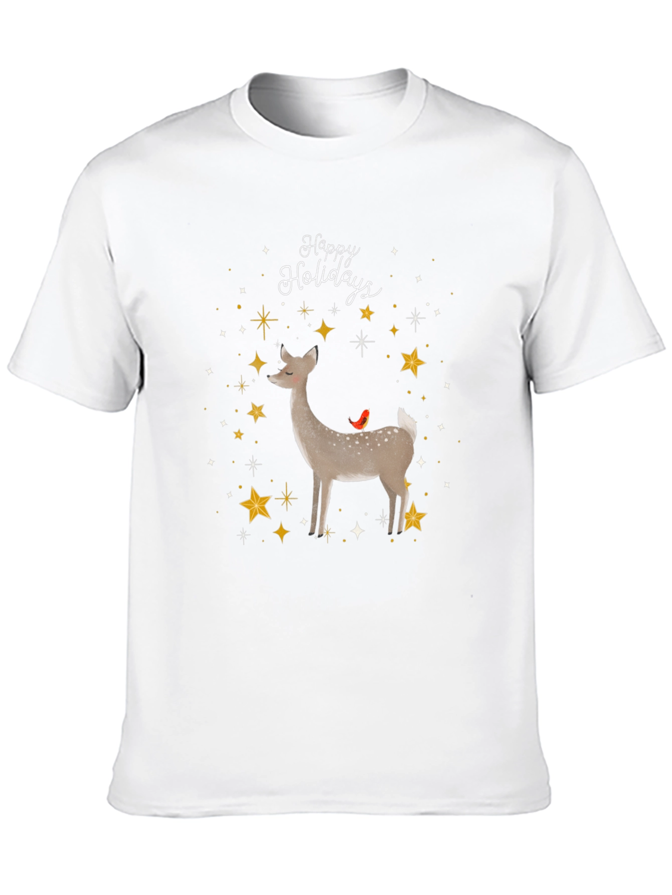 Festive Deer Holiday T-Shirt
