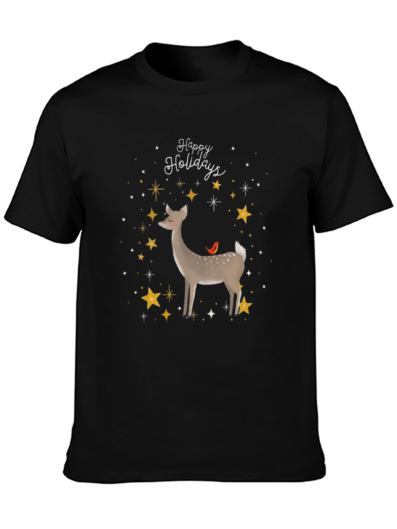 Festive Deer Holiday T-Shirt