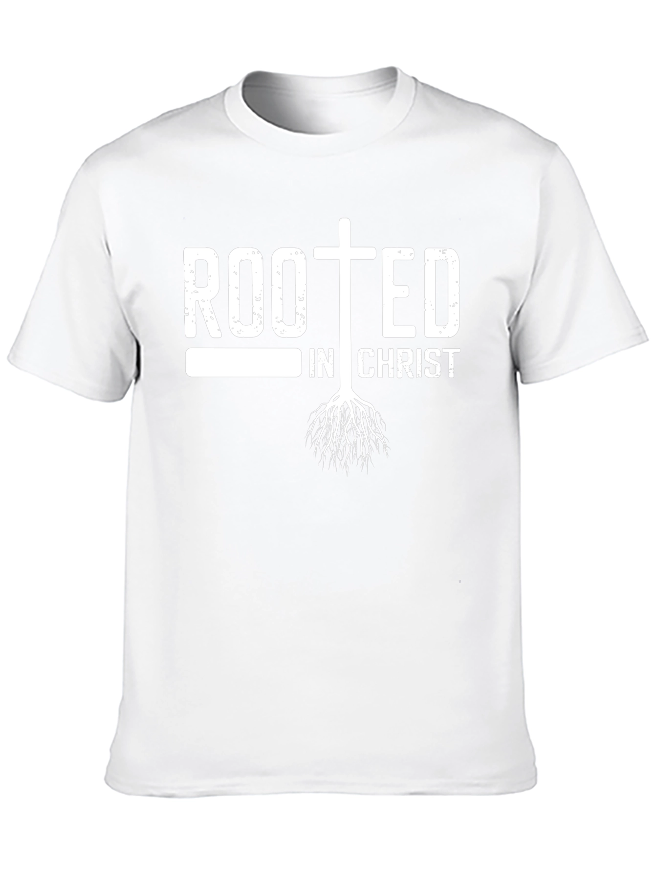 Rooted In Christ Graphic Tee - Religious Apparel