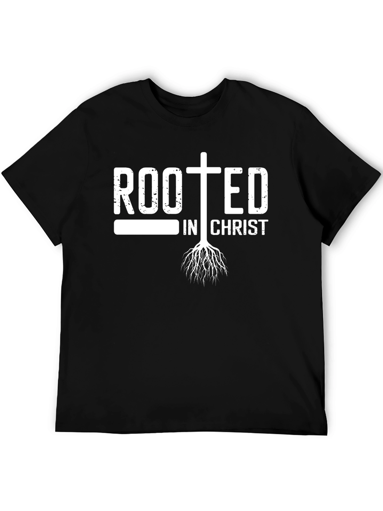 Rooted In Christ Graphic Tee - Religious Apparel