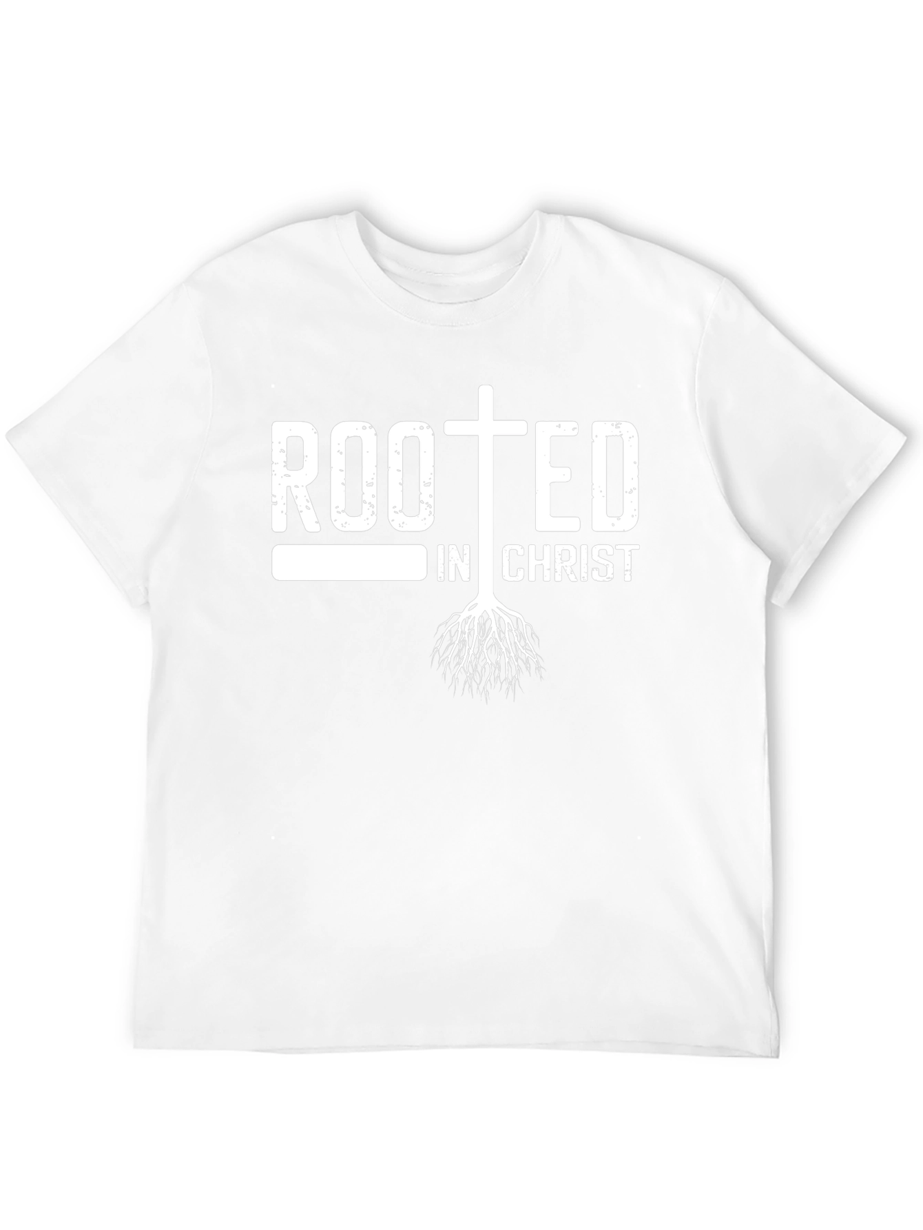 Rooted In Christ Graphic Tee - Religious Apparel