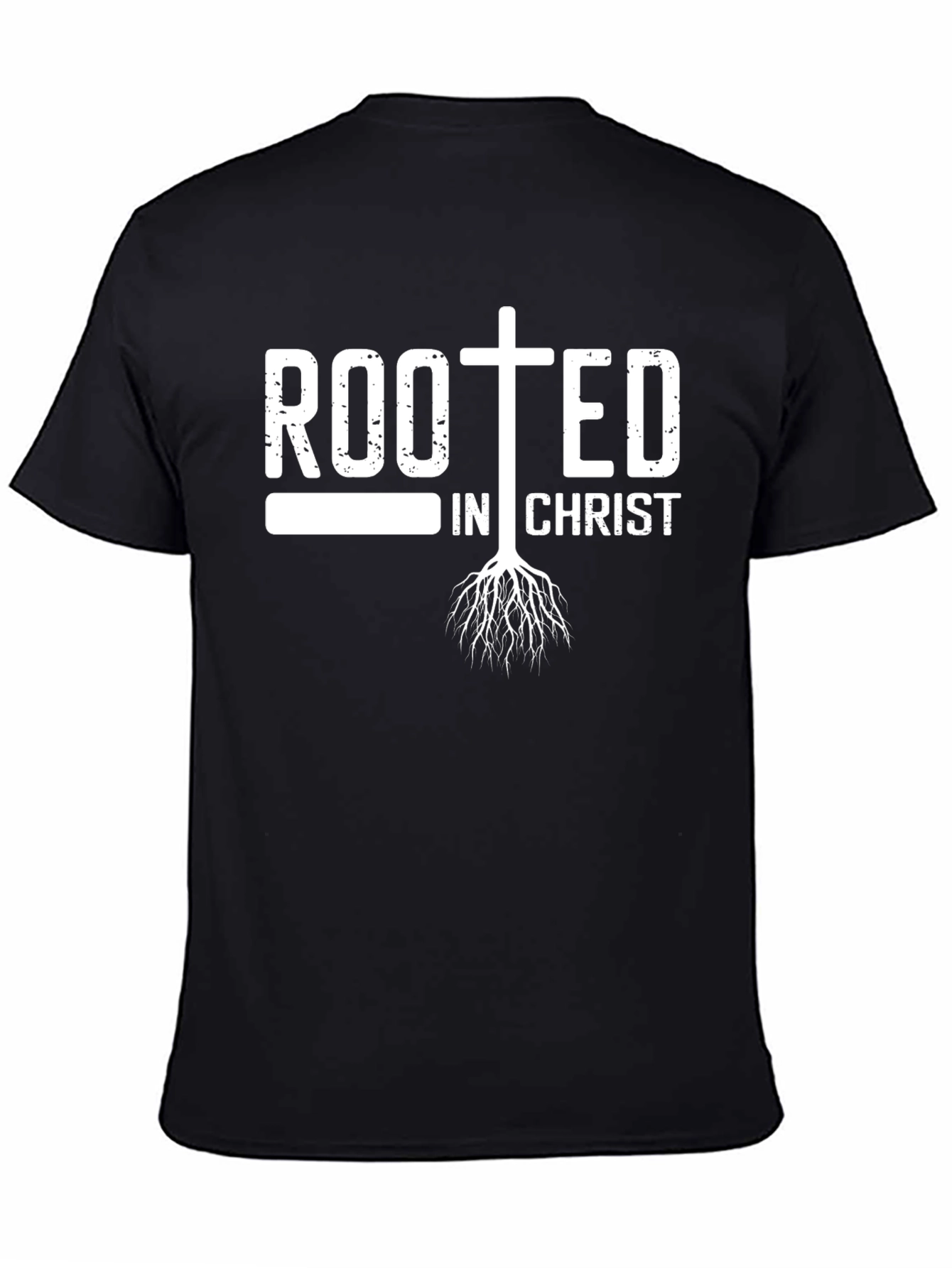 Rooted In Christ Graphic Tee - Religious Apparel