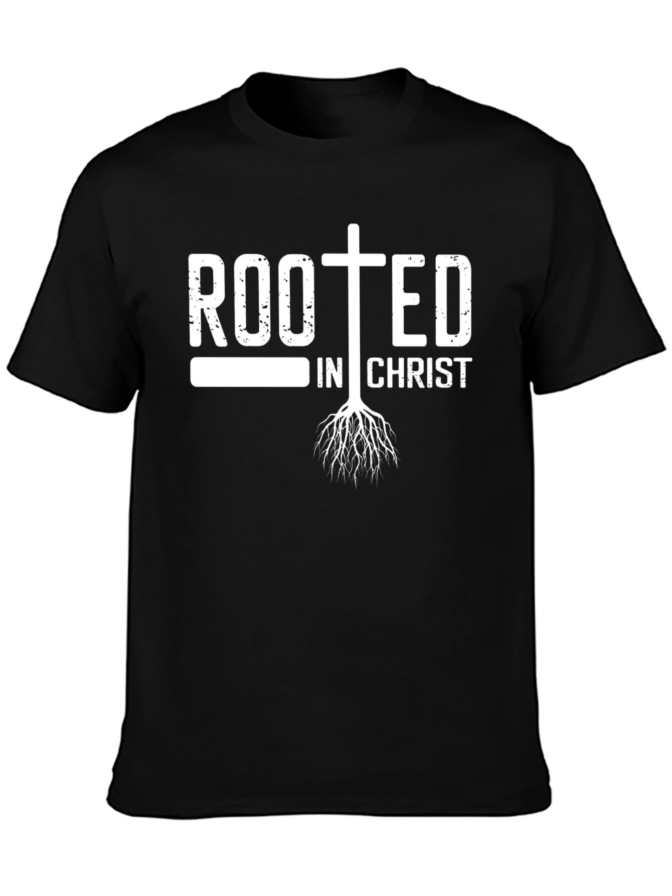 Rooted In Christ Graphic Tee - Religious Apparel