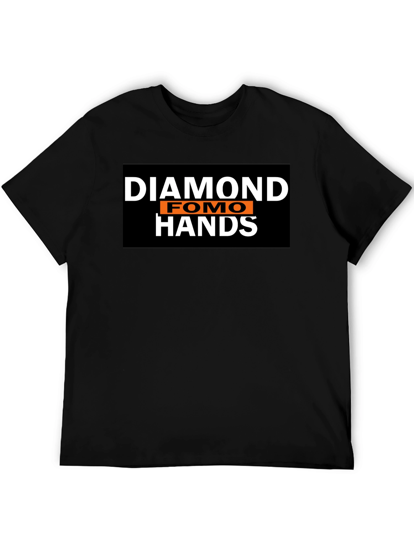 Diamond Fomo Hands Black T-Shirt