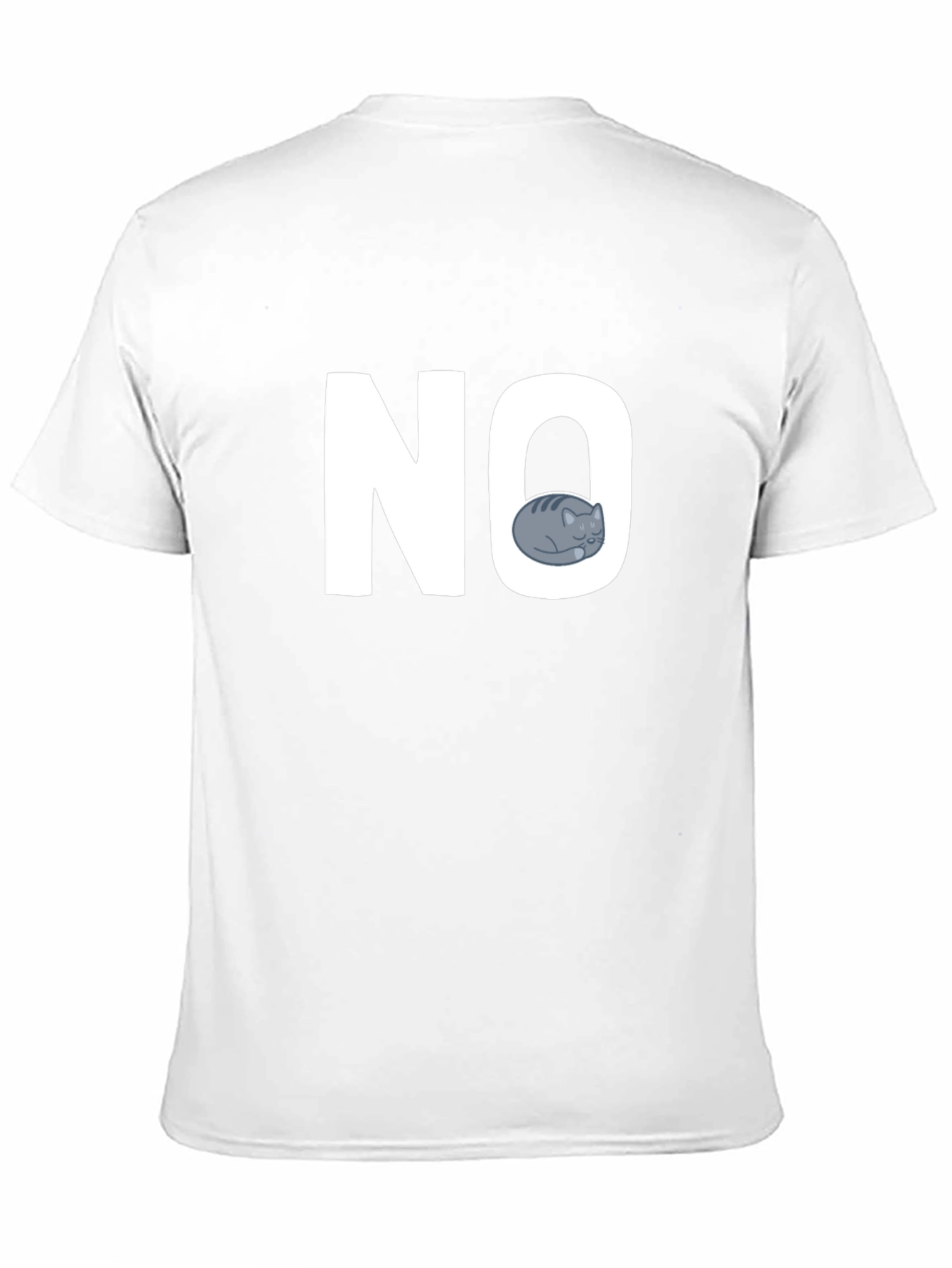 NO Cat Graphic T-Shirt - Unisex Casual Tee