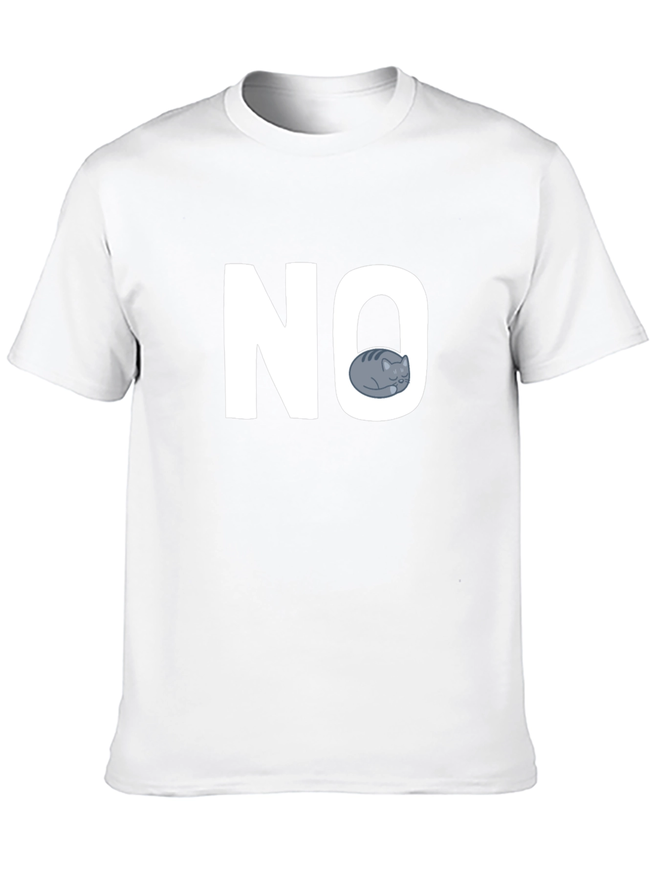 NO Cat Graphic T-Shirt - Unisex Casual Tee