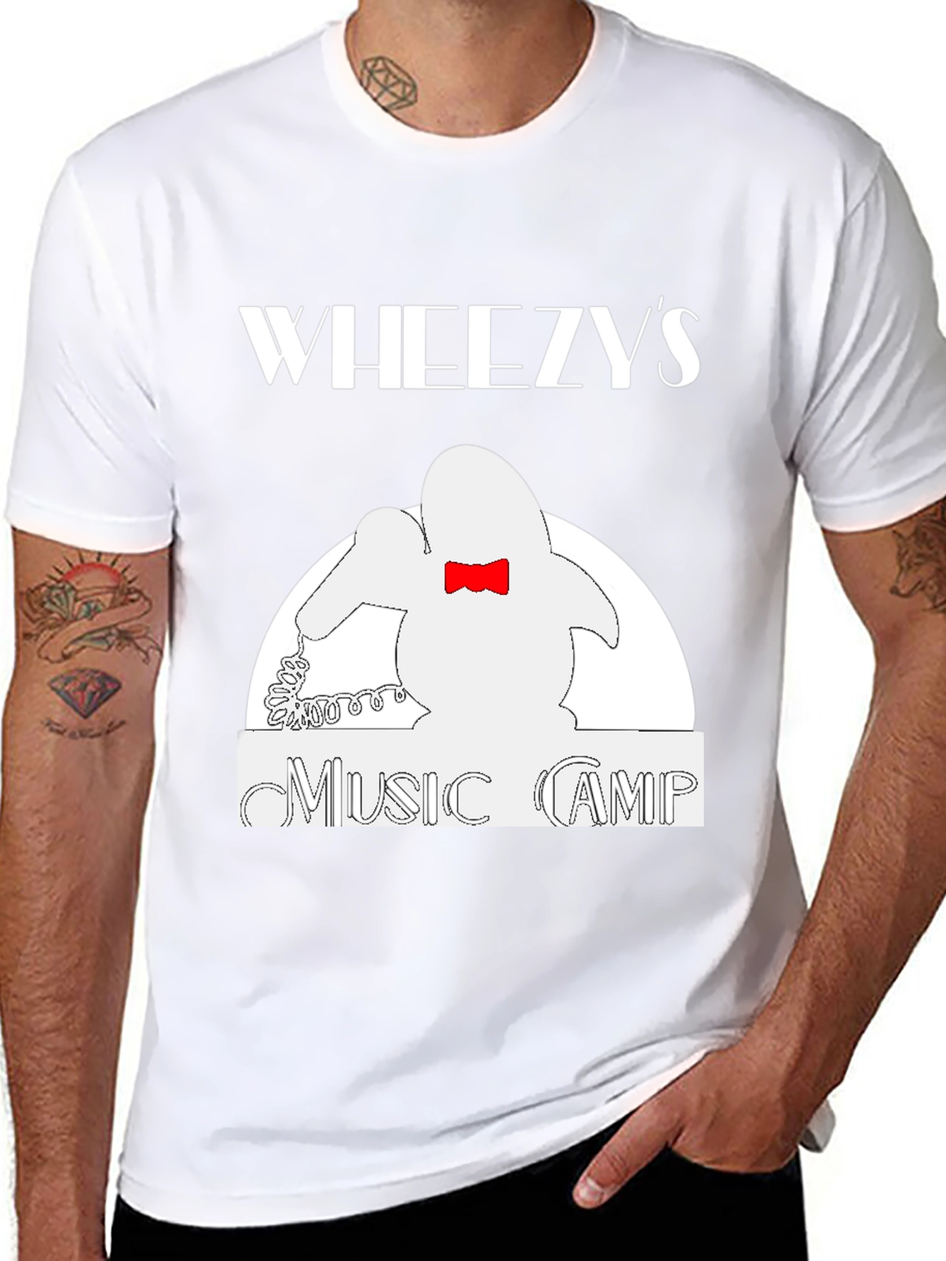 Wheezys Music Camp Black T-Shirt