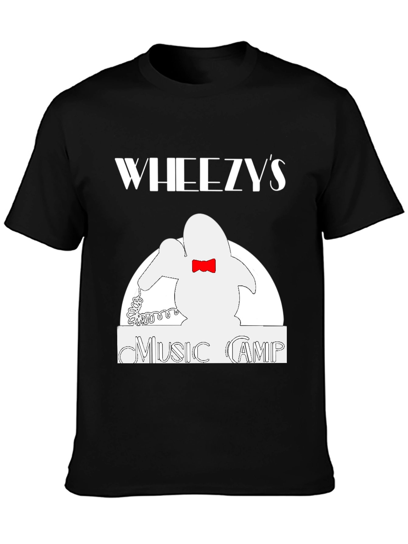 Wheezys Music Camp Black T-Shirt