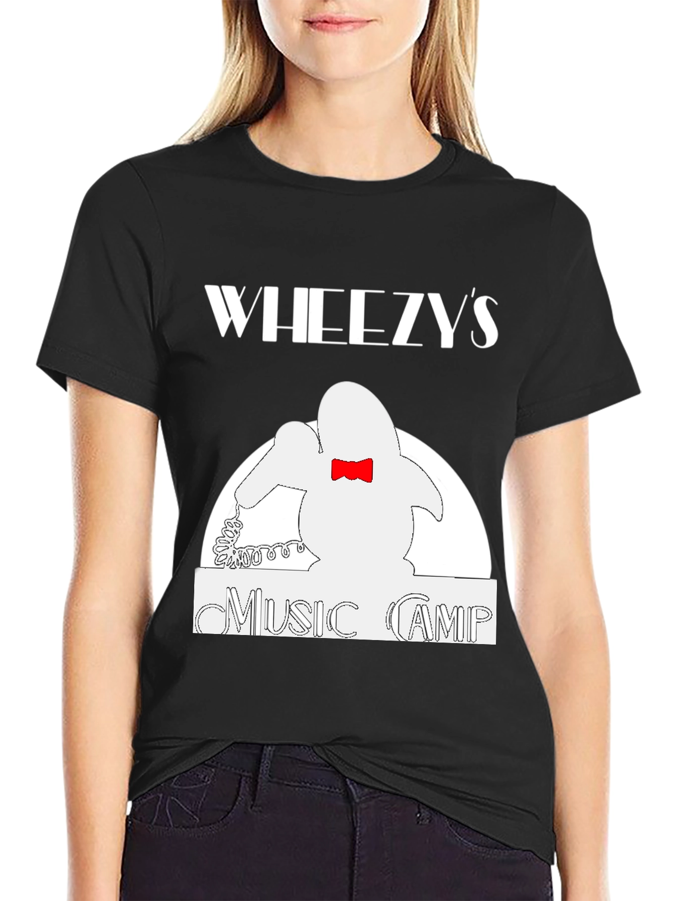 Wheezys Music Camp Black T-Shirt