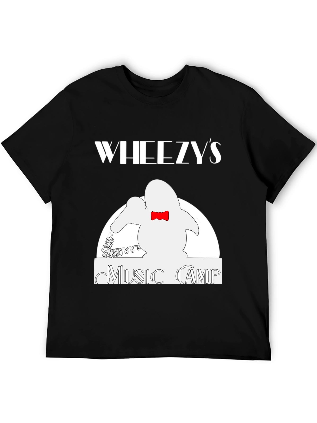 Wheezys Music Camp Black T-Shirt