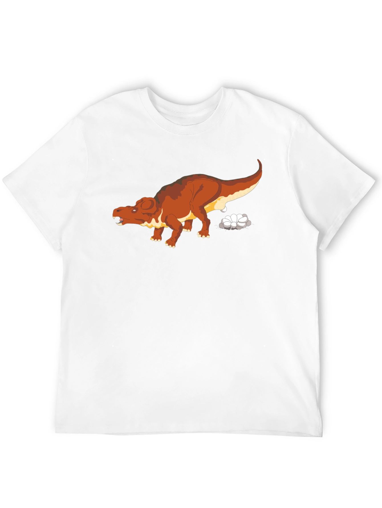 Dinosaur Graphic Print Black T-Shirt