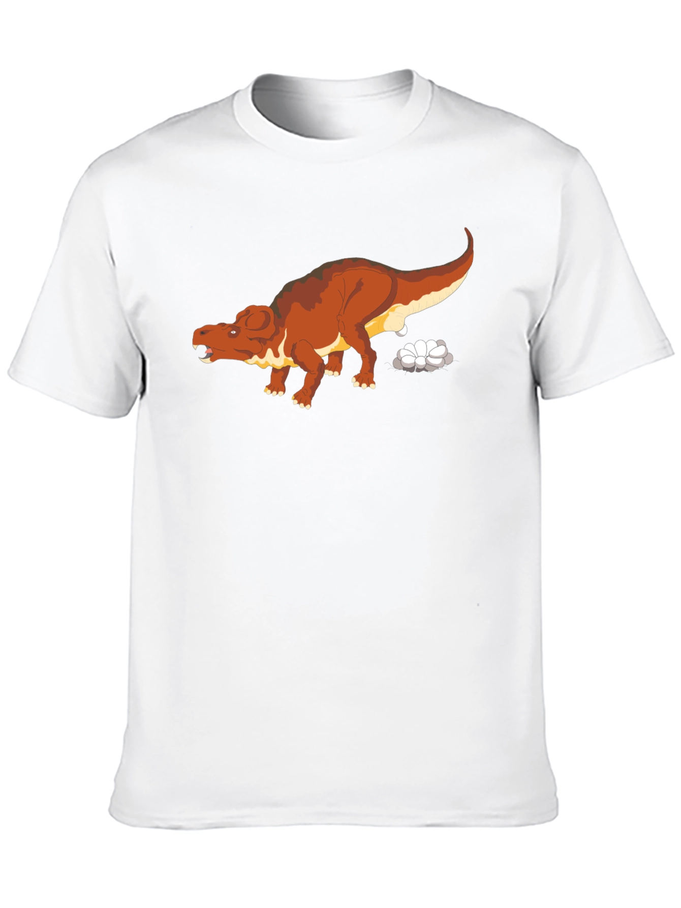 Dinosaur Graphic Print Black T-Shirt