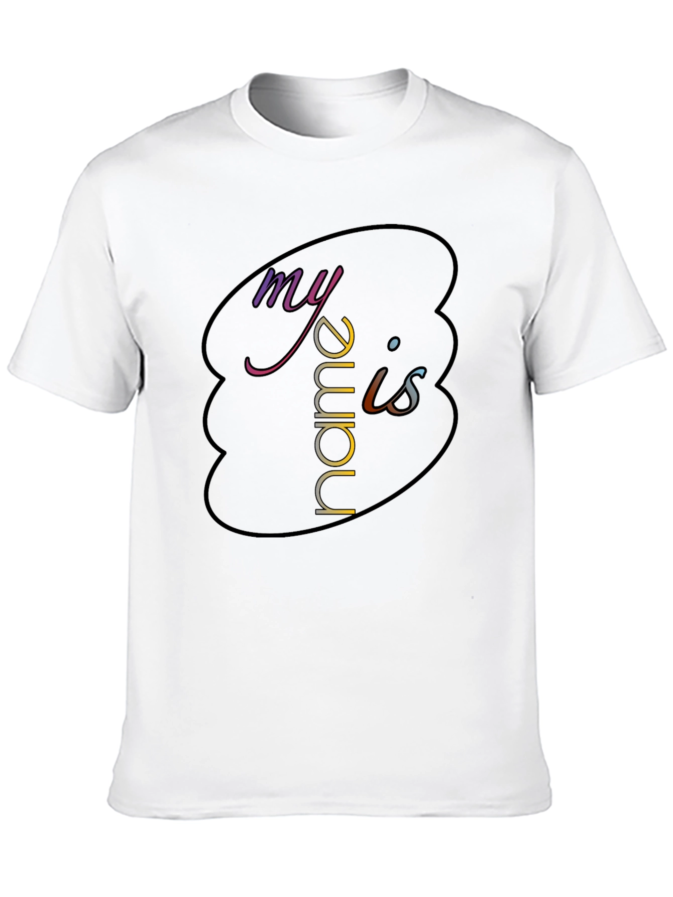 My Name Is - Graphic Black T-Shirt