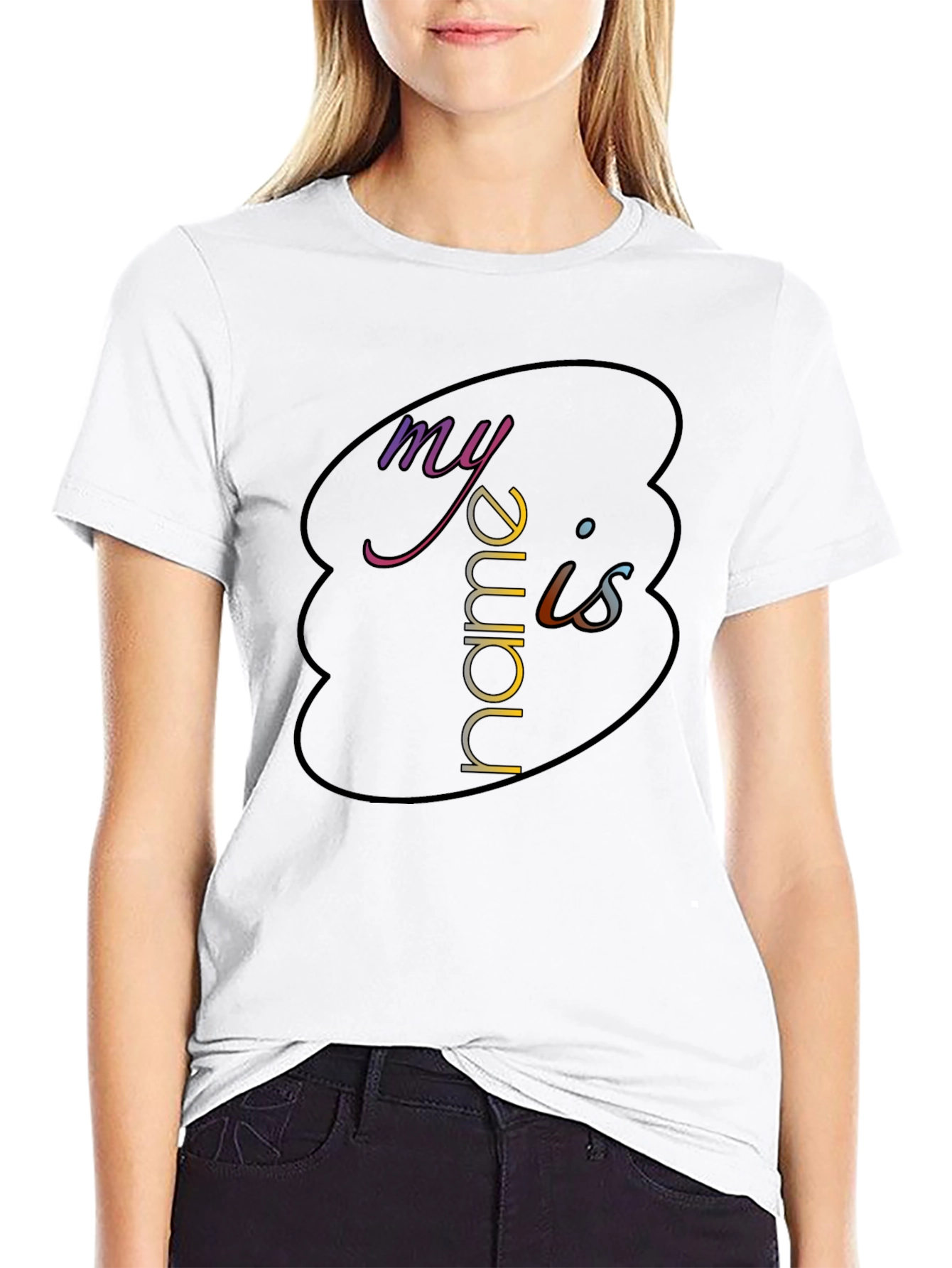 My Name Is - Graphic Black T-Shirt