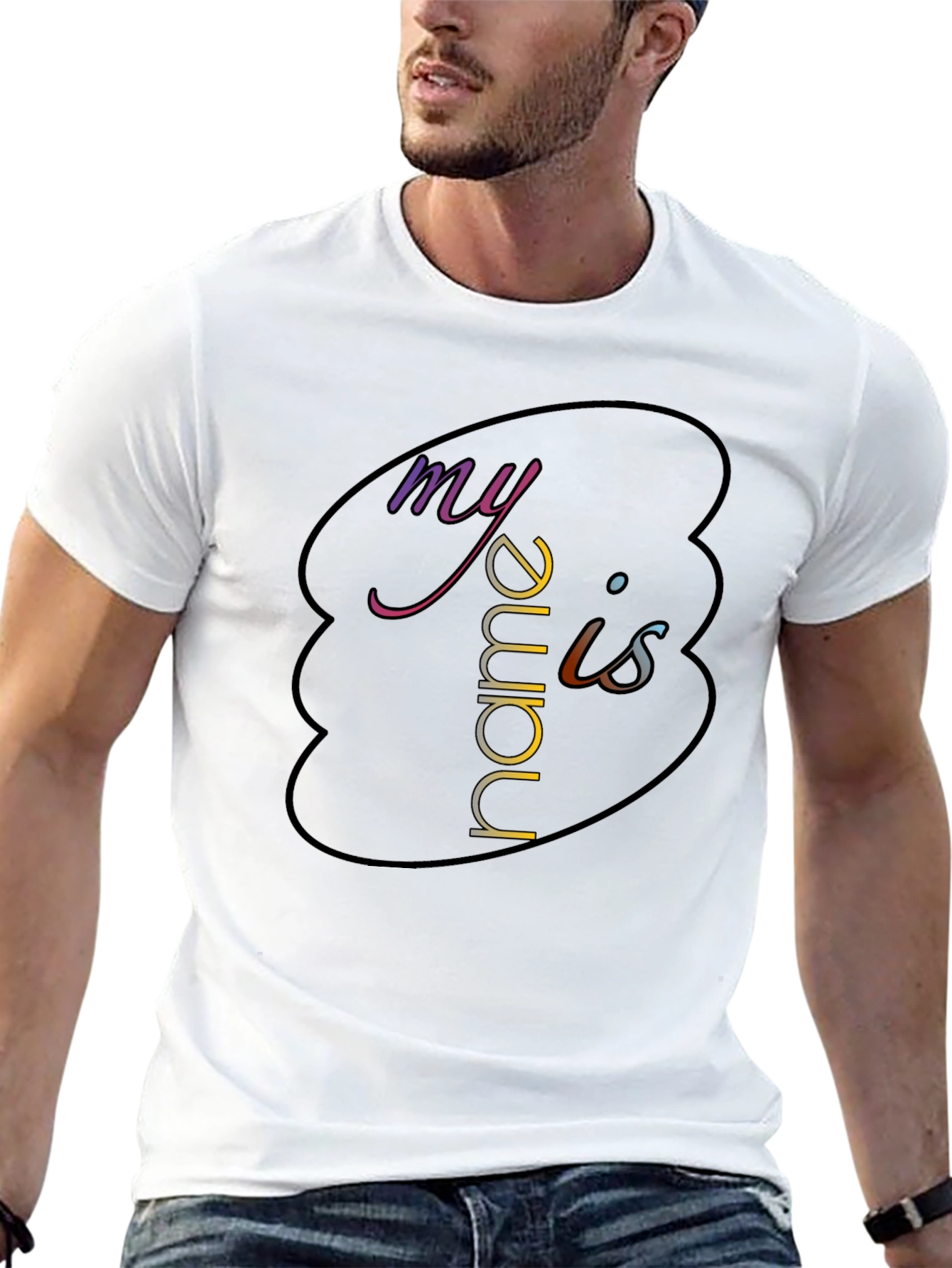 My Name Is - Graphic Black T-Shirt