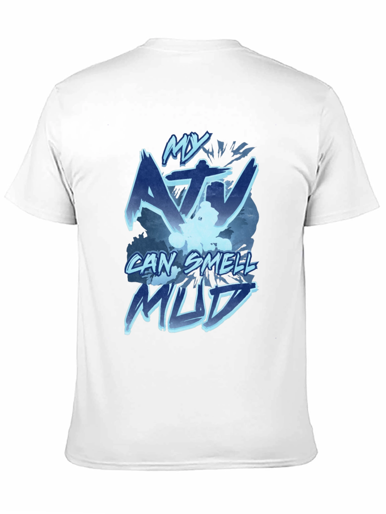My ATV Can Smell Mud Black T-Shirt