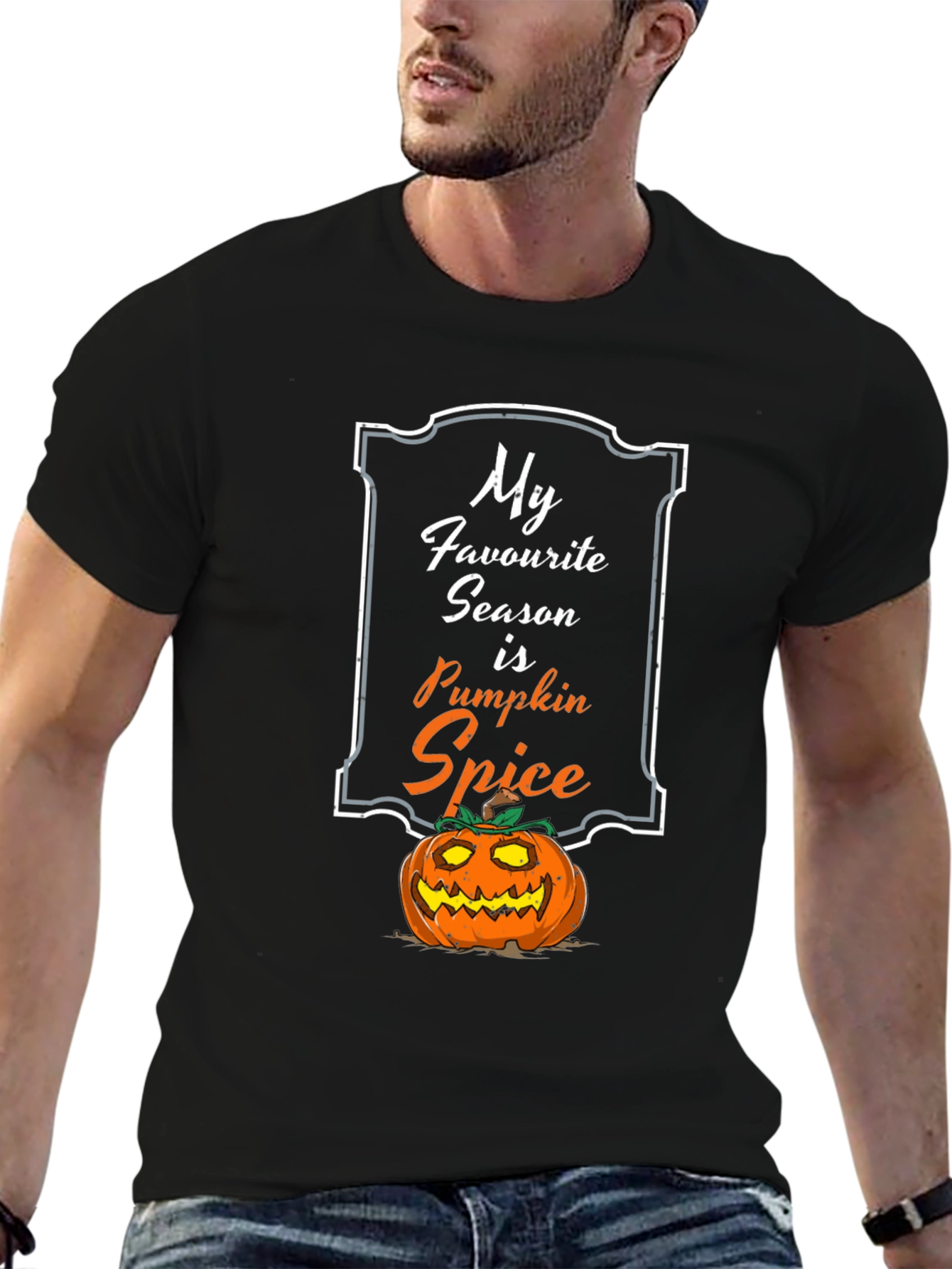 Pumpkin Spice Season Graphic T-Shirt