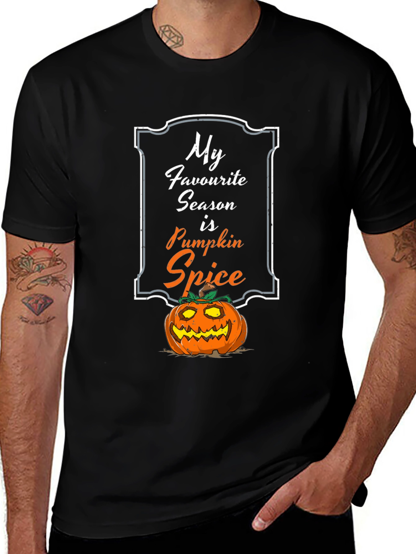 Pumpkin Spice Season Graphic T-Shirt