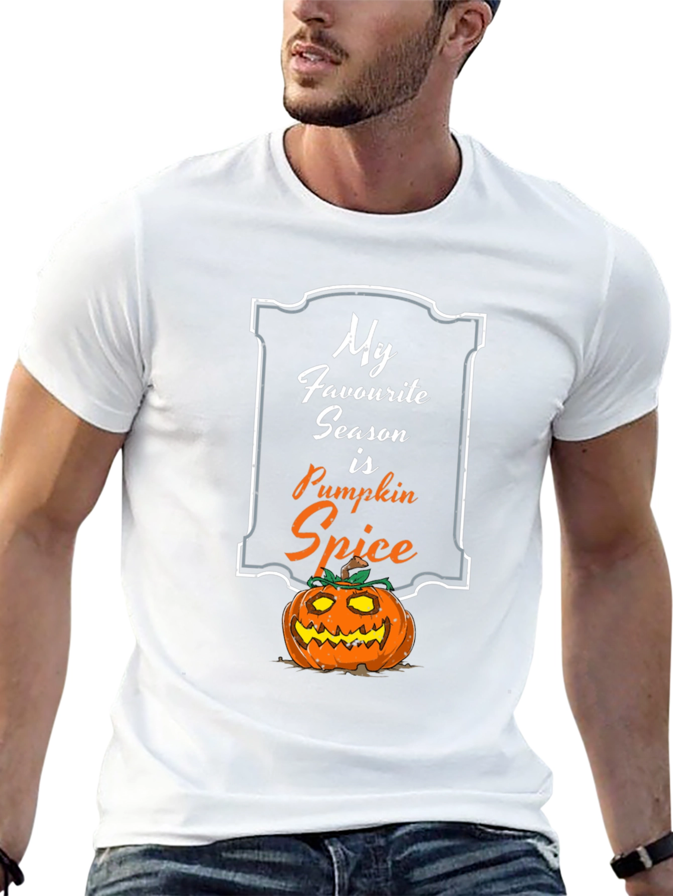 Pumpkin Spice Season Graphic T-Shirt