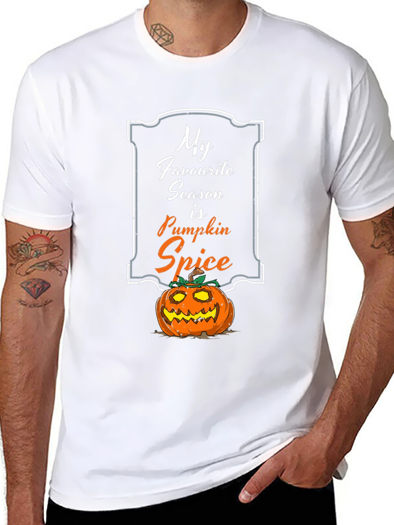 Pumpkin Spice Season Graphic T-Shirt