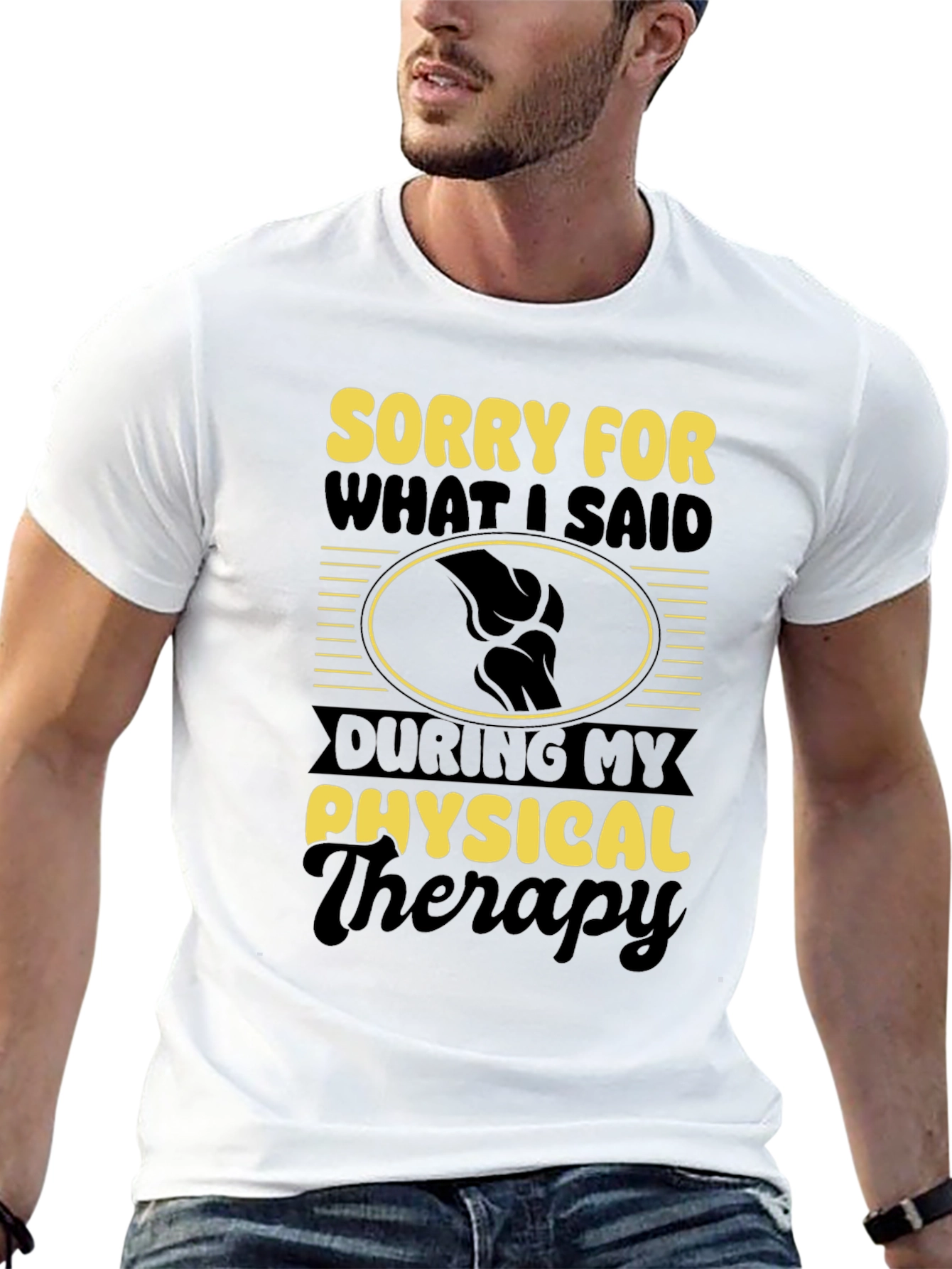 Physical Therapy Apology Graphic T-Shirt