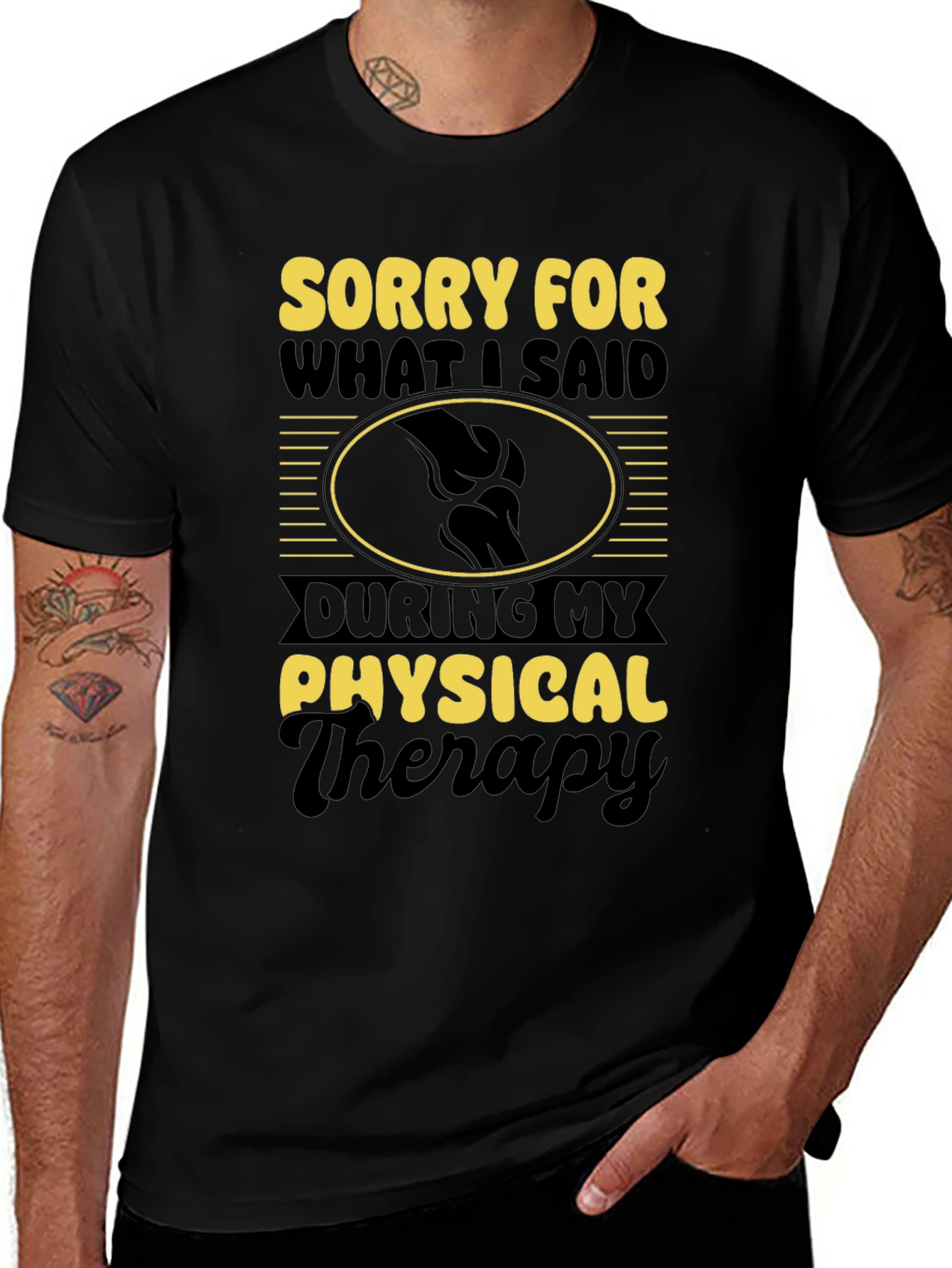 Physical Therapy Apology Graphic T-Shirt